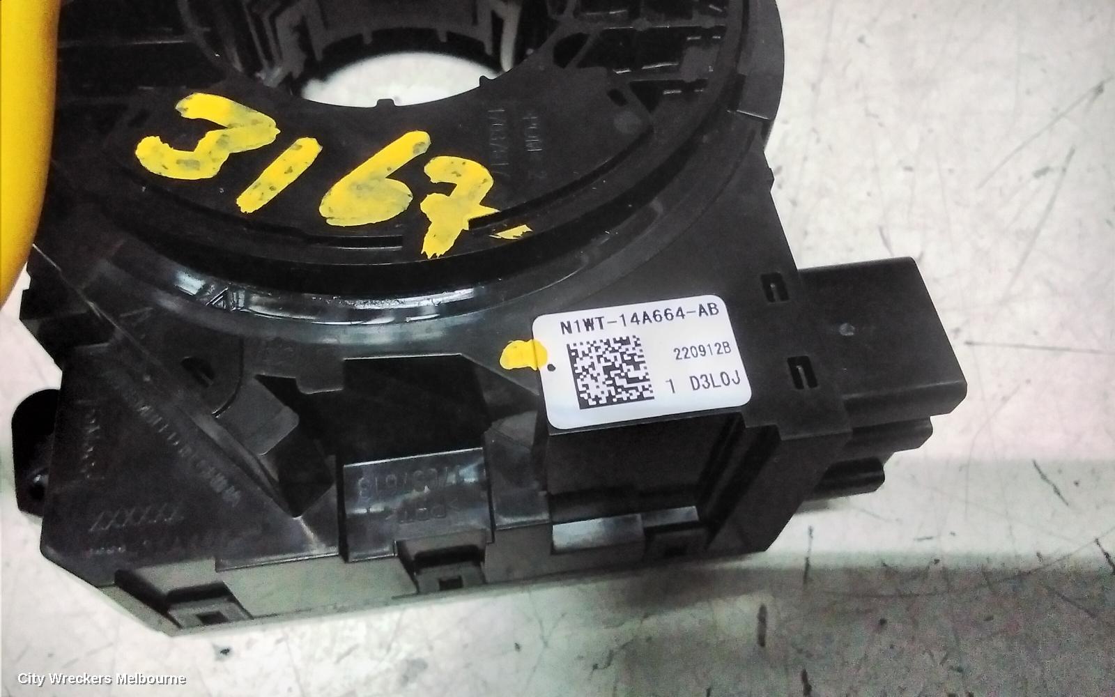 FORD RANGER AIRBAG MODULE/SENSOR, CLOCKSPRING, NON HEATED, RA, 05/2022 ONWARDS