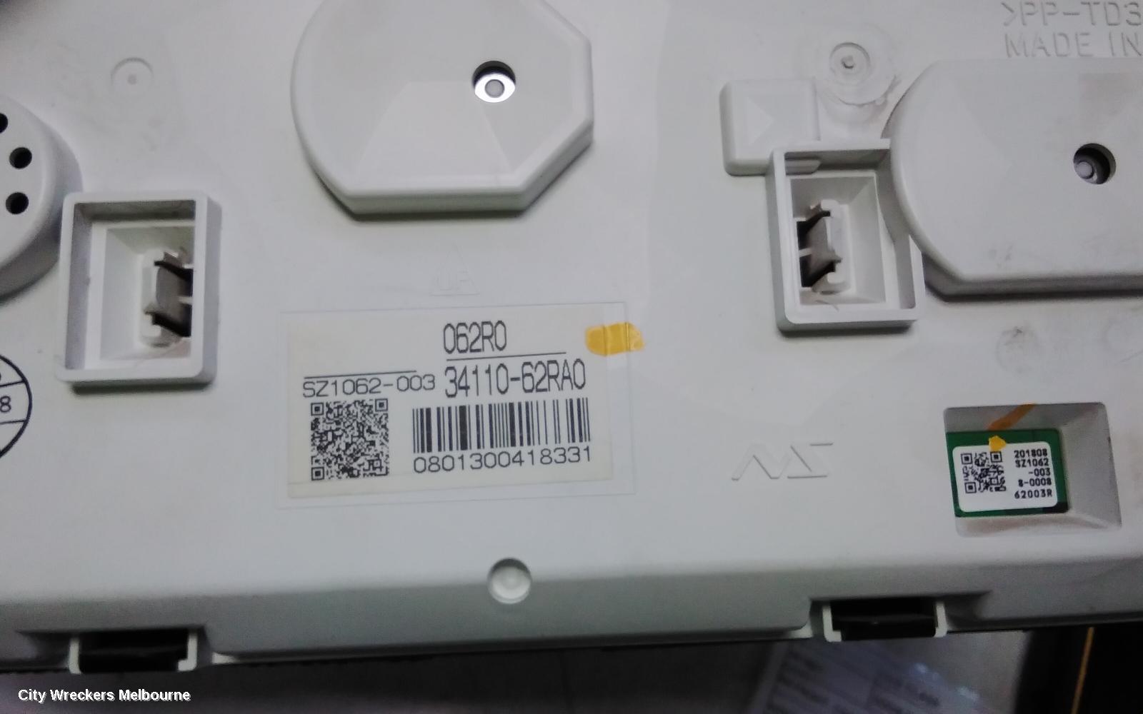 SUZUKI IGNIS INSTRUMENT CLUSTER, AUTO T/M, PETROL, MF, 11/2016 - 02/2020