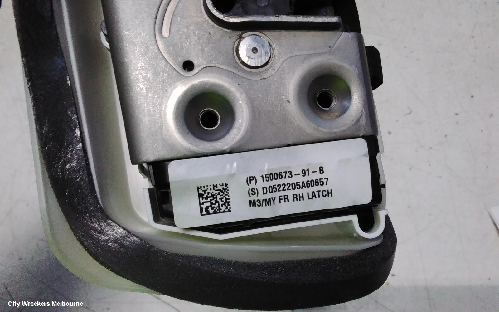 TESLA MODEL Y DOOR/BOOT/GATE LOCK, 1ST GEN, RIGHT FRONT DOOR LOCK, 03/2022 ONWARDS