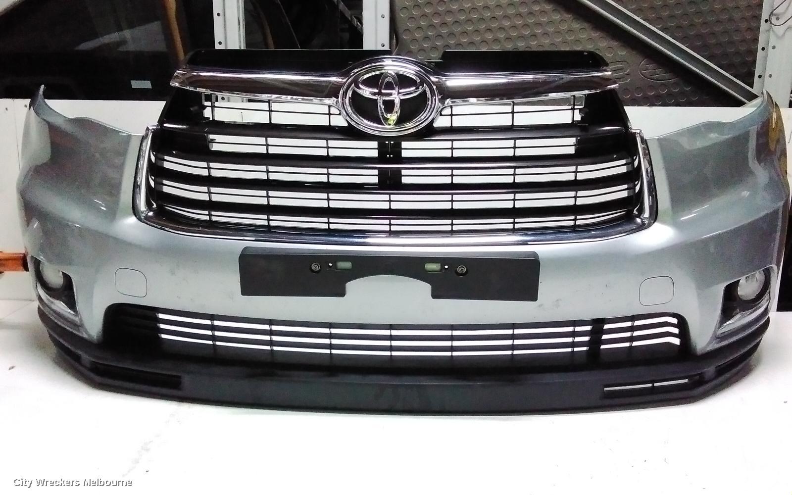 TOYOTA KLUGER FRONT BUMPER, BUMPER BAR (2 PIECE), GSU50/GSU55, 12/2013 - 10/2016