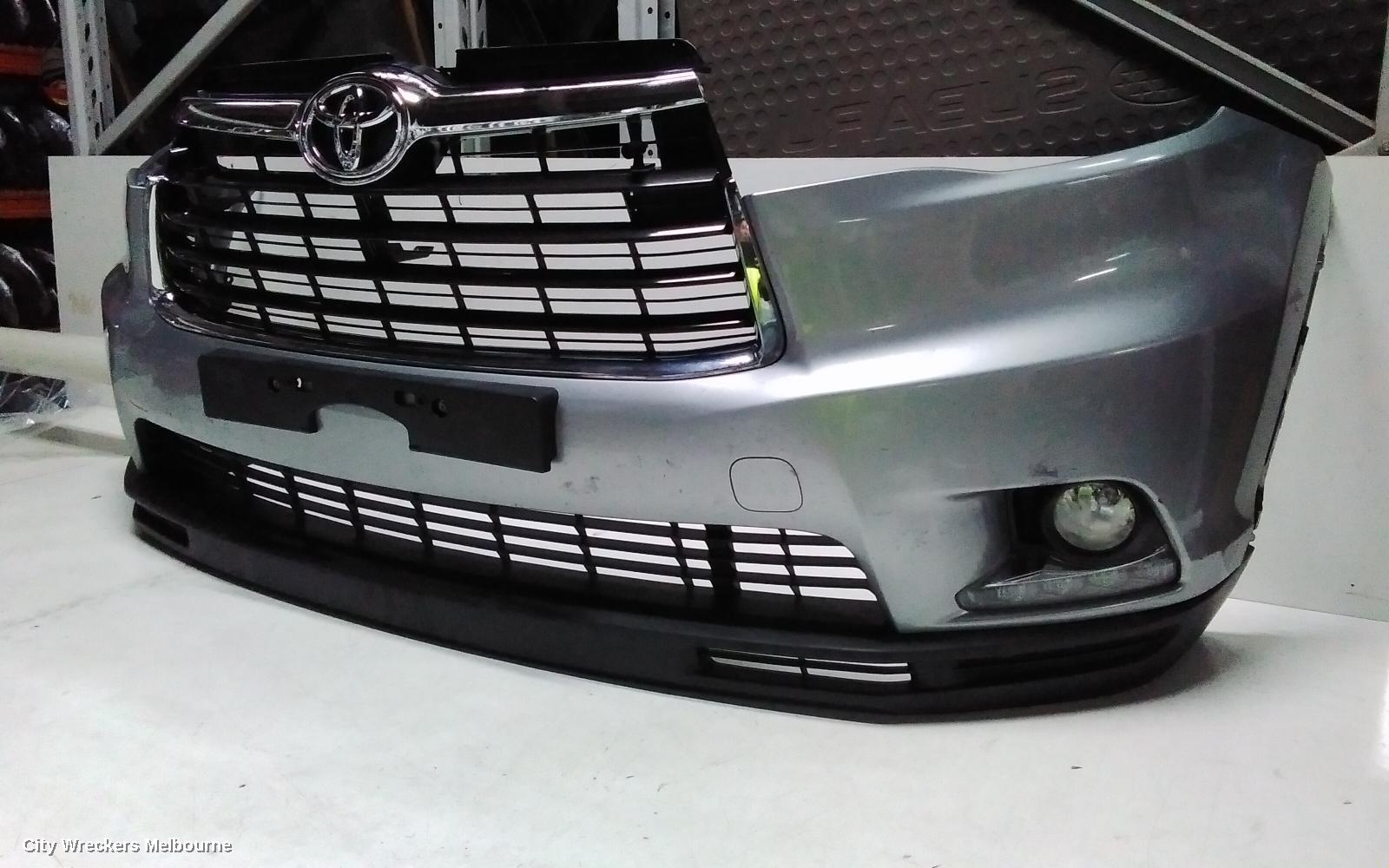 TOYOTA KLUGER FRONT BUMPER, BUMPER BAR (2 PIECE), GSU50/GSU55, 12/2013 - 10/2016
