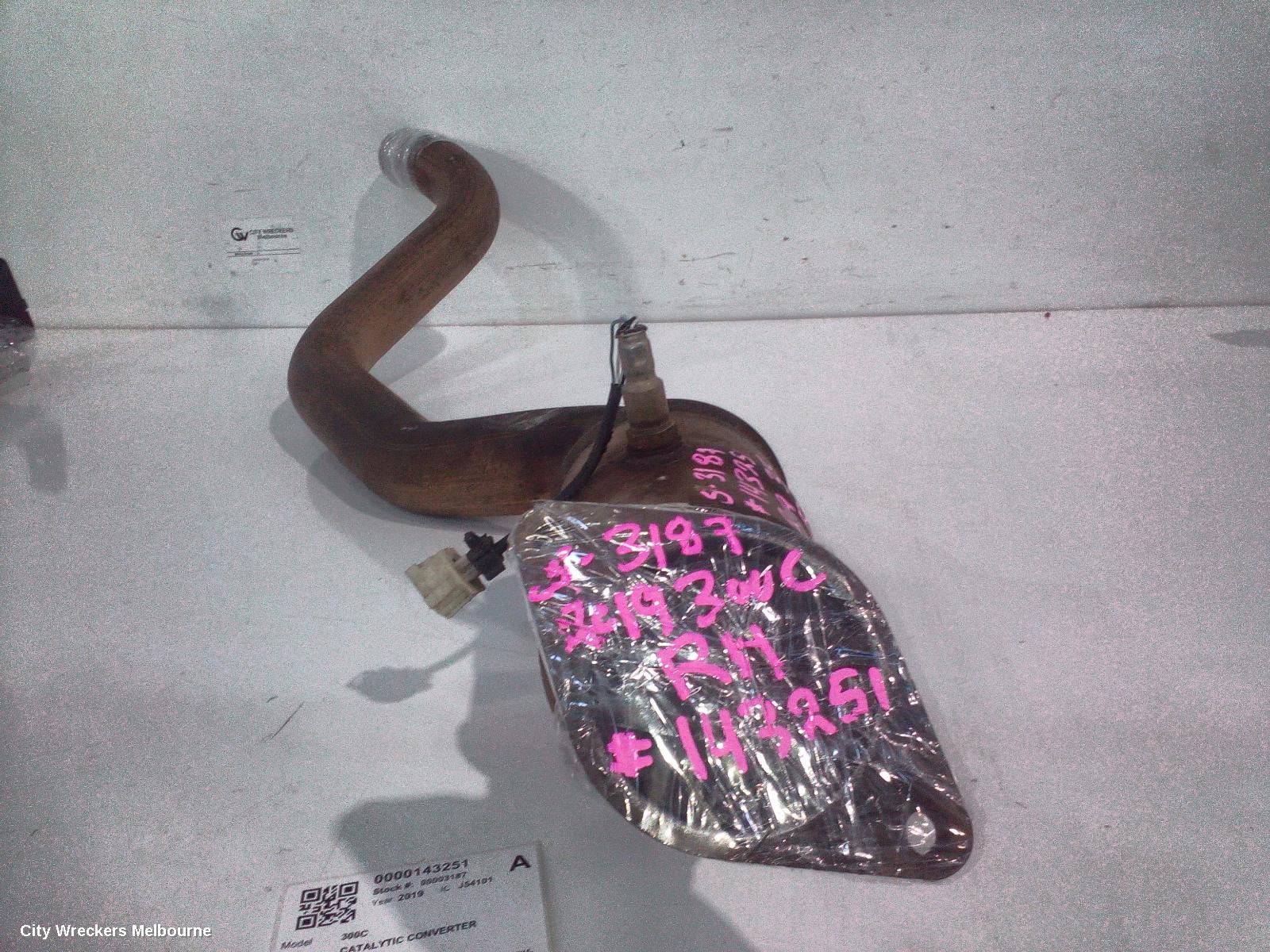 CHRYSLER 300C CATALYTIC CONVERTER, UNDERCAR CAT-TYPE, 6.4, PETROL, RH SIDE, LX, 01/2015 - 12/2021