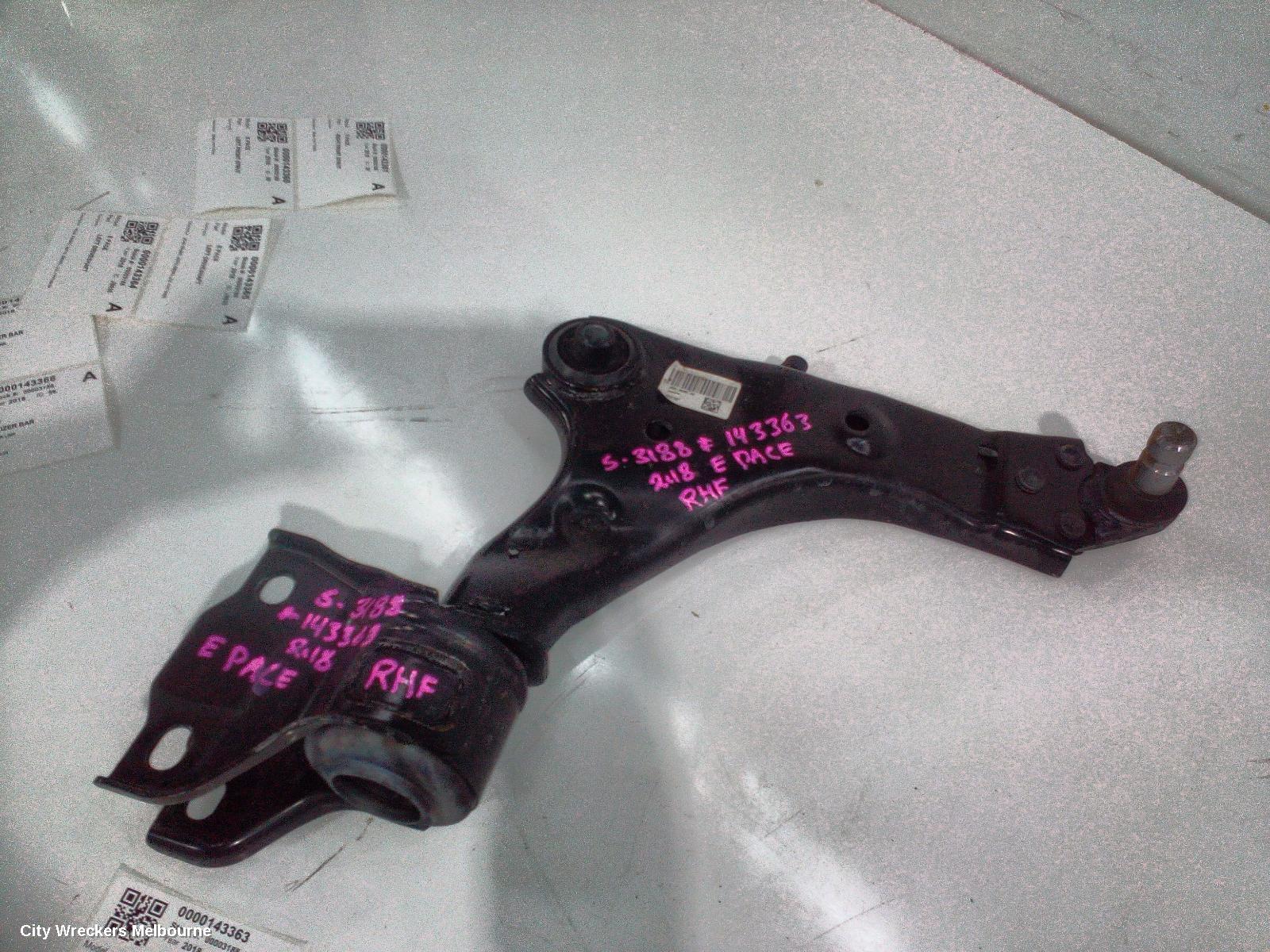 JAGUAR E PACE RIGHT FRONT LOWER CONTROL ARM, X540, 11/2017 - 12/2024