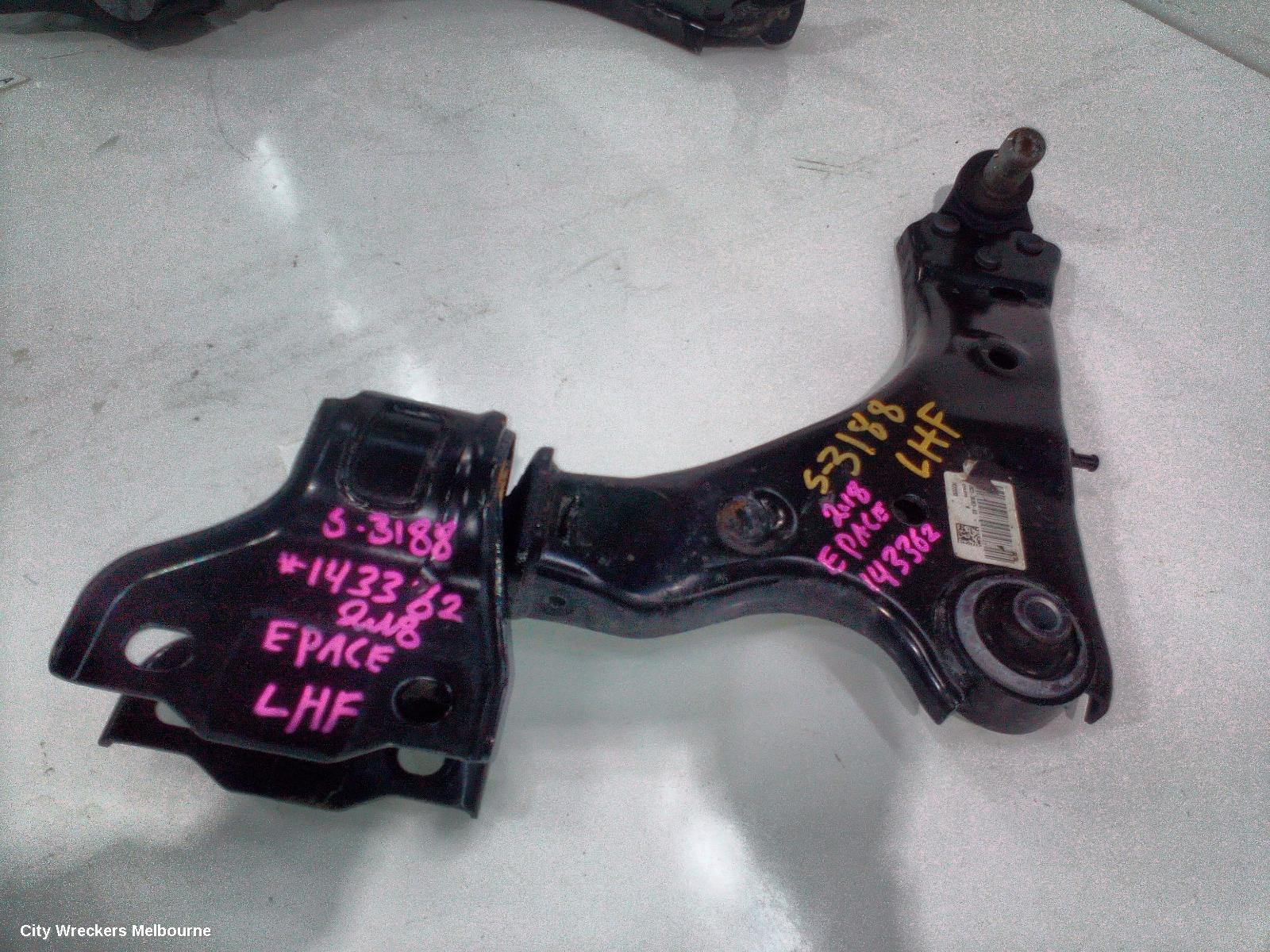 JAGUAR E PACE LEFT FRONT LOWER CONTROL ARM, X540, 11/2017 - 12/2024