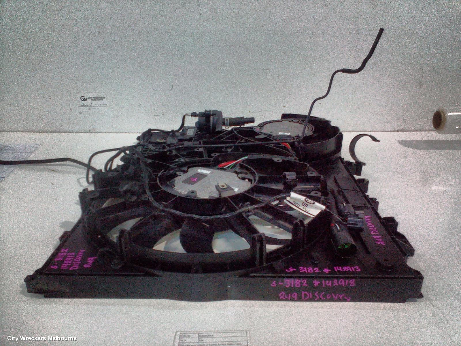 LAND ROVER DISCOVERY FAN, DUAL FAN ASSY, DIESEL, 3.0, SINGLE/TWIN TURBO, L462, 12/2016 - 12/2020