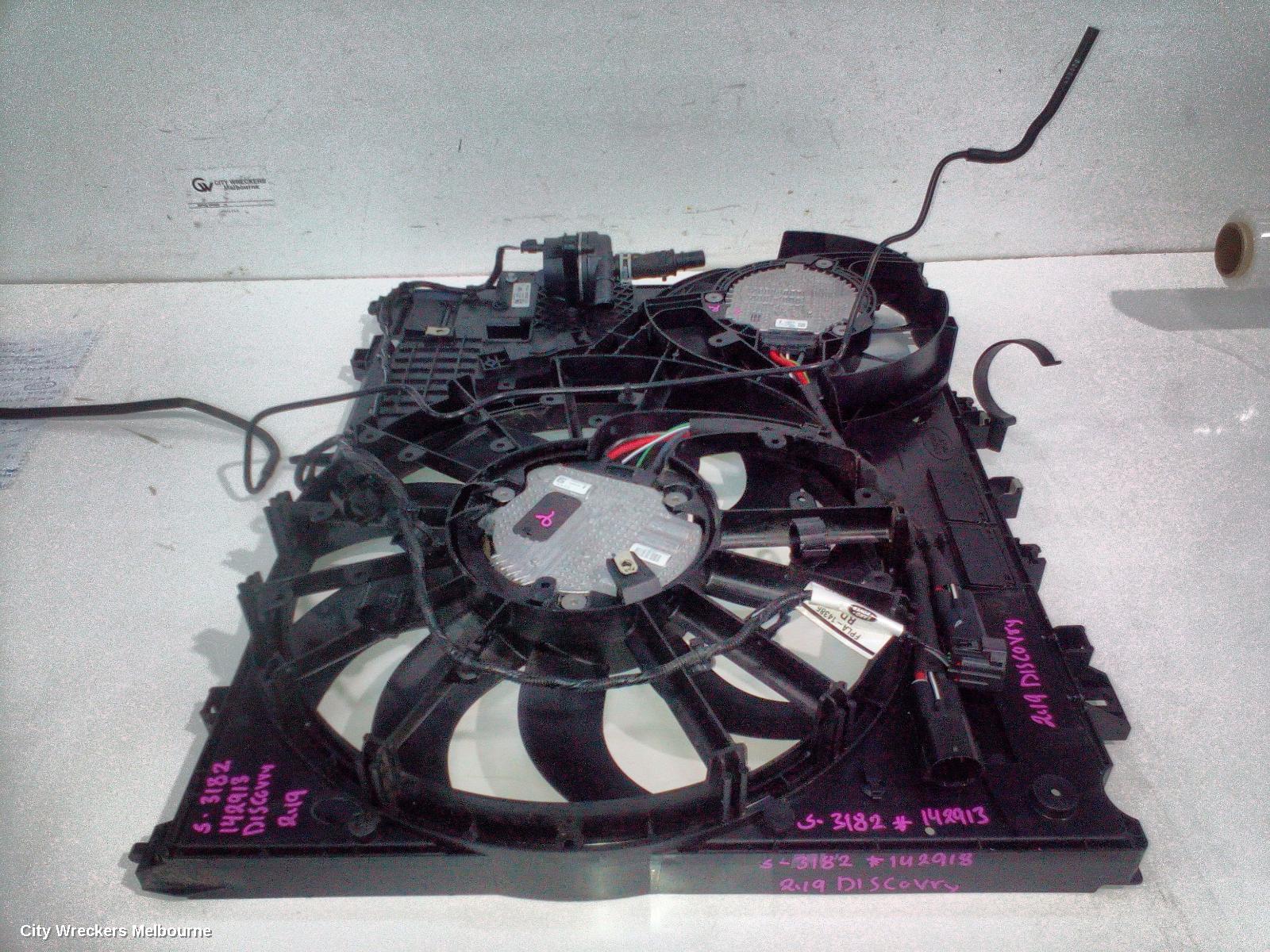 LAND ROVER DISCOVERY FAN, DUAL FAN ASSY, DIESEL, 3.0, SINGLE/TWIN TURBO, L462, 12/2016 - 12/2020