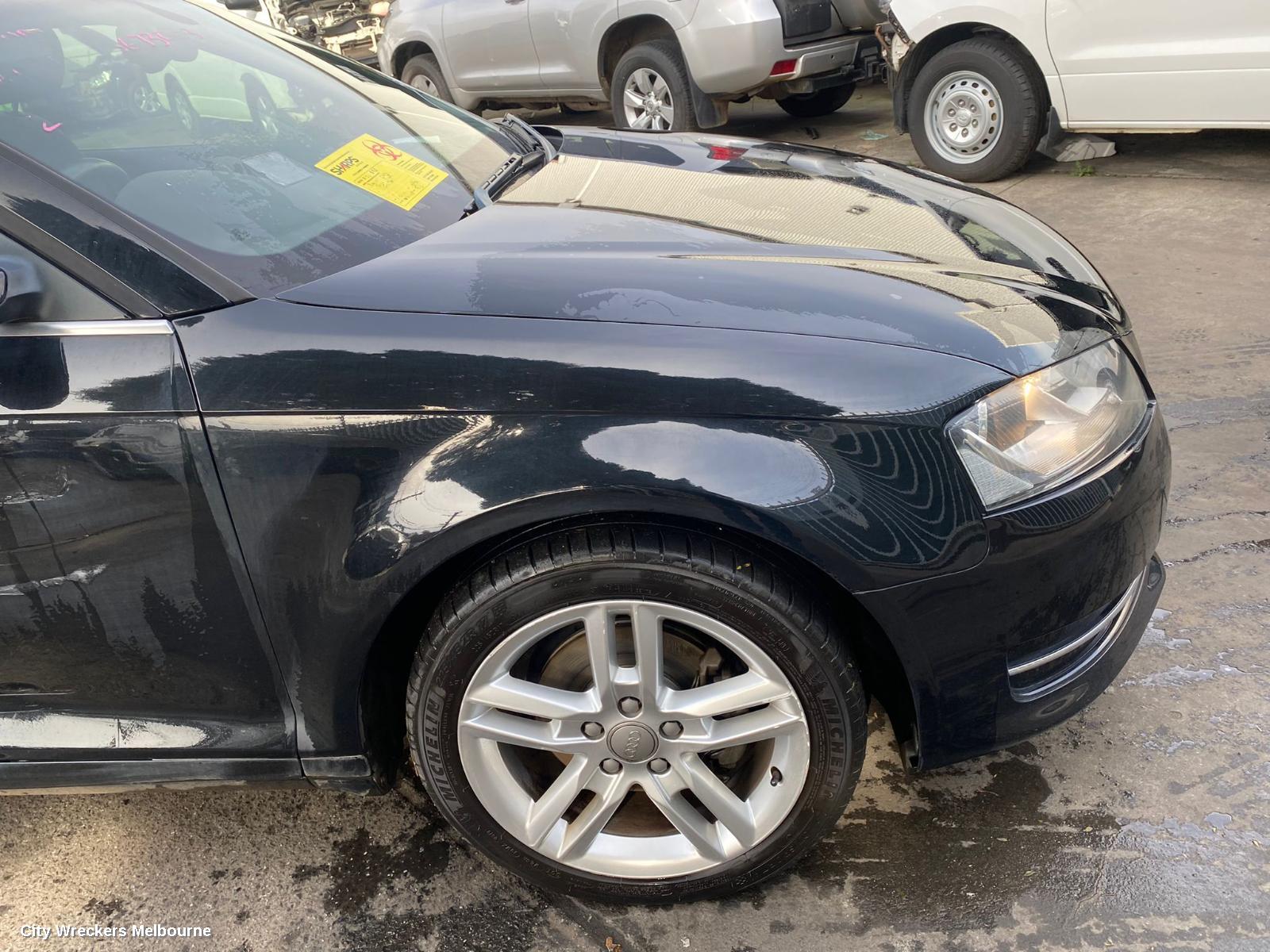 AUDI A3 LEFT FRONT DOOR, 8P, 2DR CABRIO, 07/2008 - 04/2013