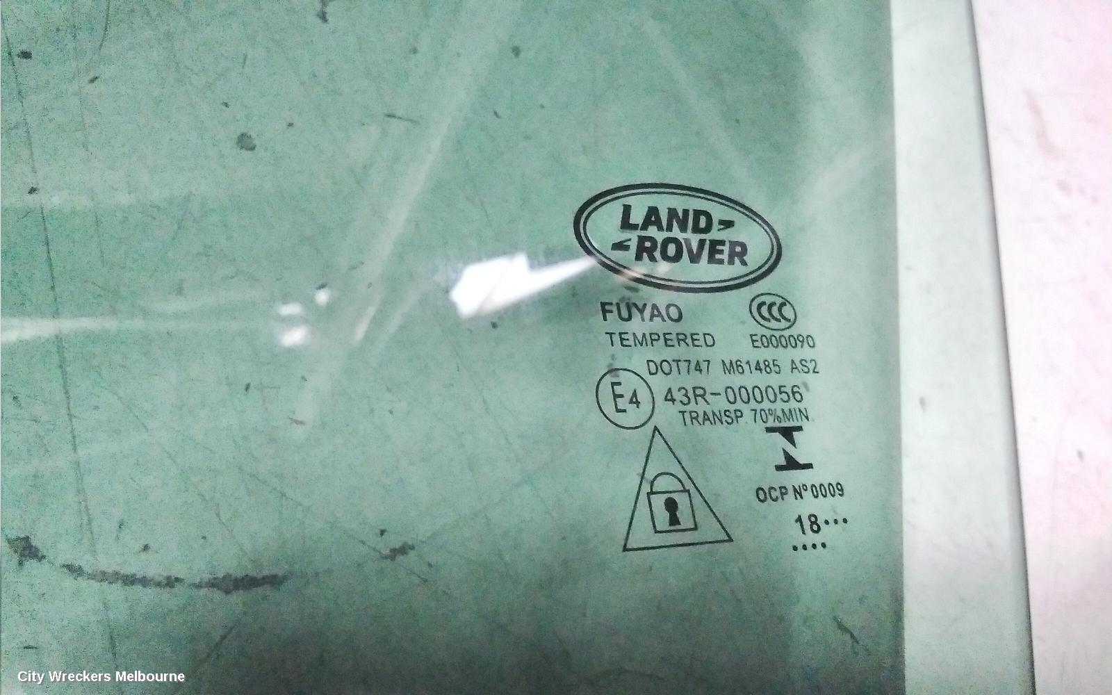LAND ROVER DISCOVERY LEFT FRONT DOOR WINDOW, L462, 12/2016 ONWARDS
