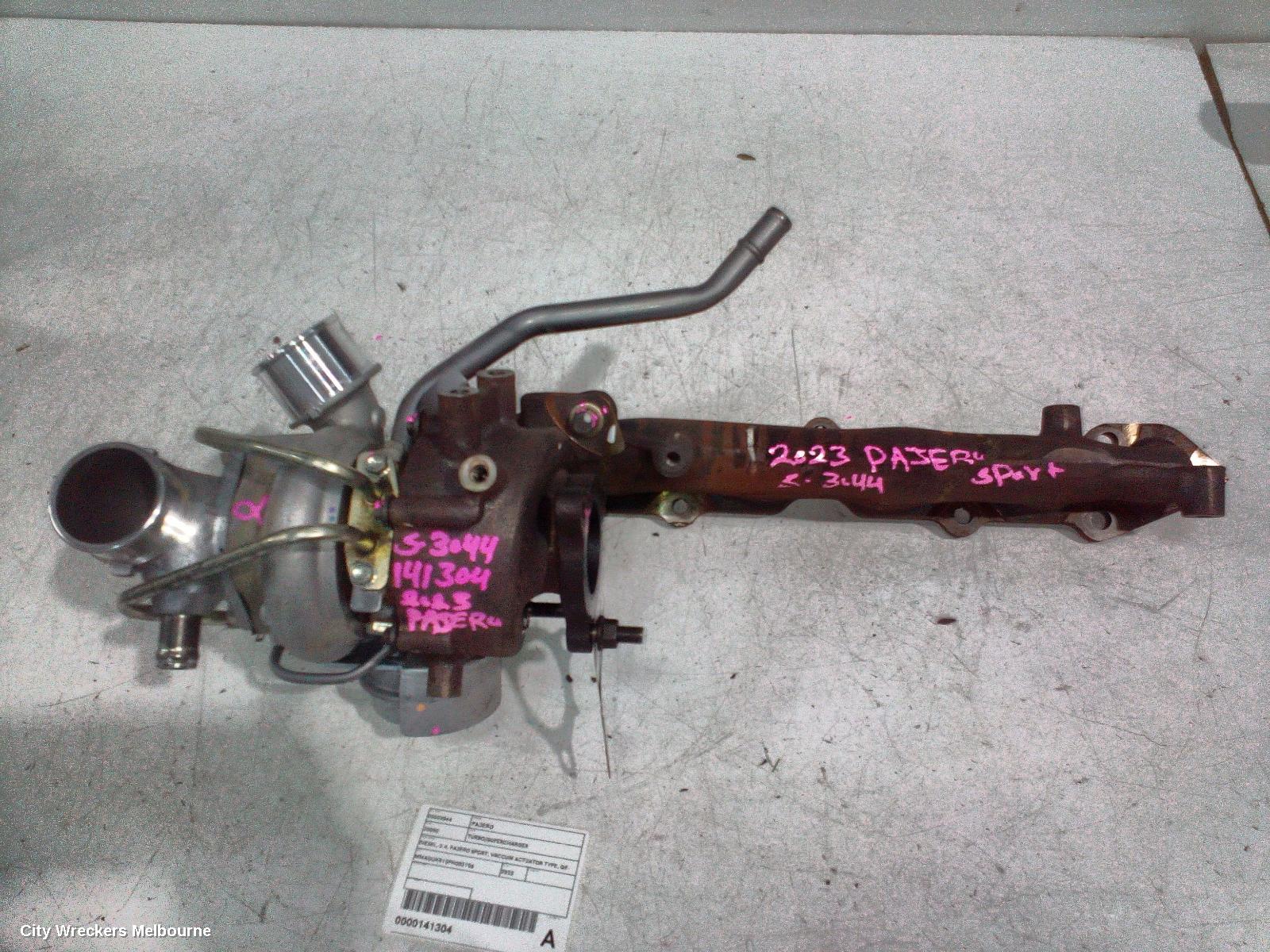 MITSUBISHI PAJERO TURBO SUPERCHARGER, DIESEL, 2.4, PAJERO SPORT, VACCUM ACTUATOR TYPE, QE-QF, 10/2015 ONWARDS