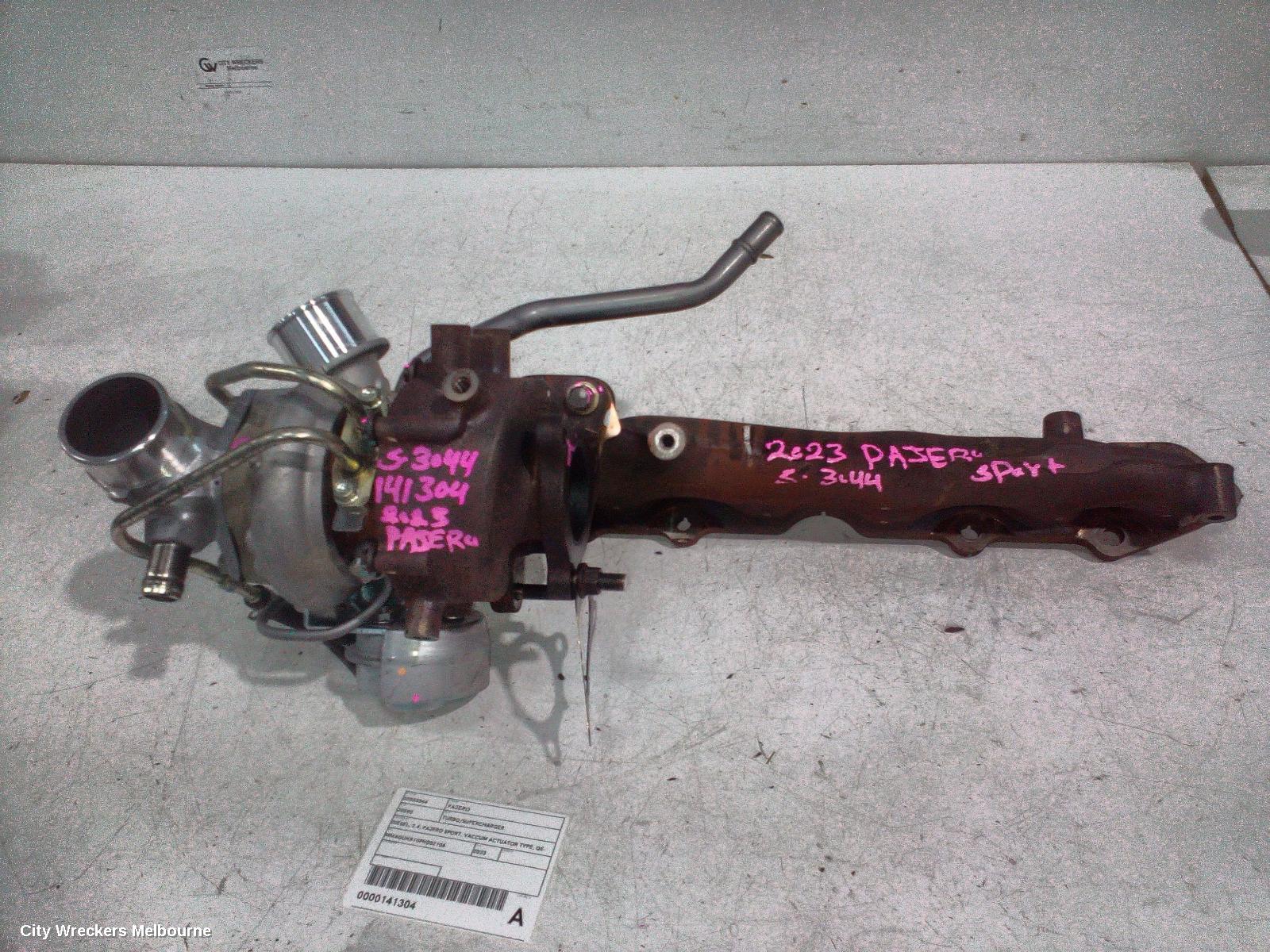 MITSUBISHI PAJERO TURBO SUPERCHARGER, DIESEL, 2.4, PAJERO SPORT, VACCUM ACTUATOR TYPE, QE-QF, 10/2015 ONWARDS