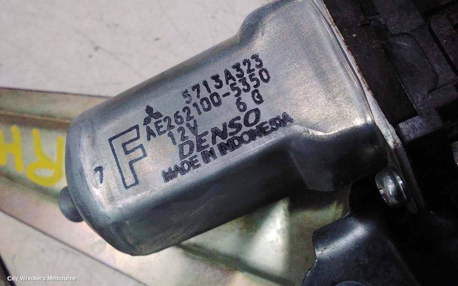MITSUBISHI PAJERO RIGHT REAR WND REG/MOTOR, DOOR REG ASSY (REG AND MOTOR), QE, PAJERO SPORT, 11/2019 ONWARDS