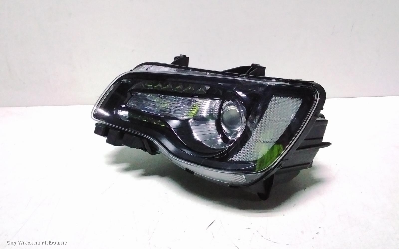 CHRYSLER 300C LEFT HEADLAMP, LX2, XENON, W/ BLACK BEZEL TYPE, 01/2015 - 12/2021