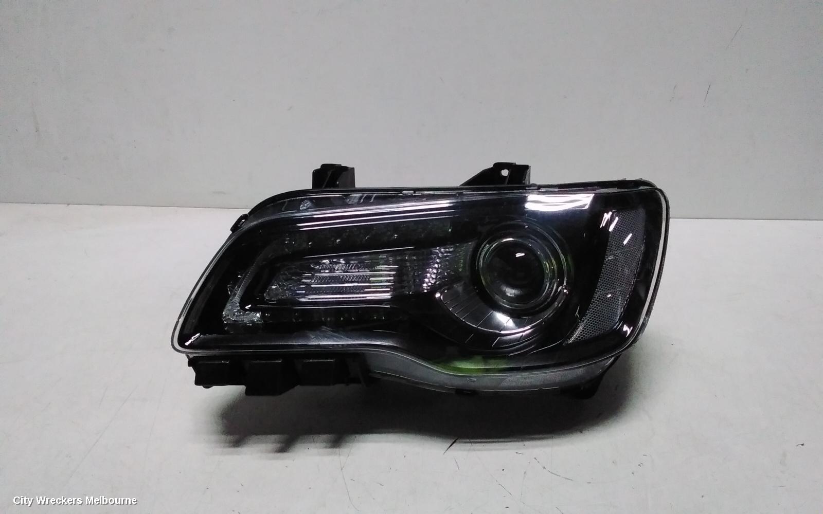 CHRYSLER 300C LEFT HEADLAMP, LX2, XENON, W/ BLACK BEZEL TYPE, 01/2015 - 12/2021