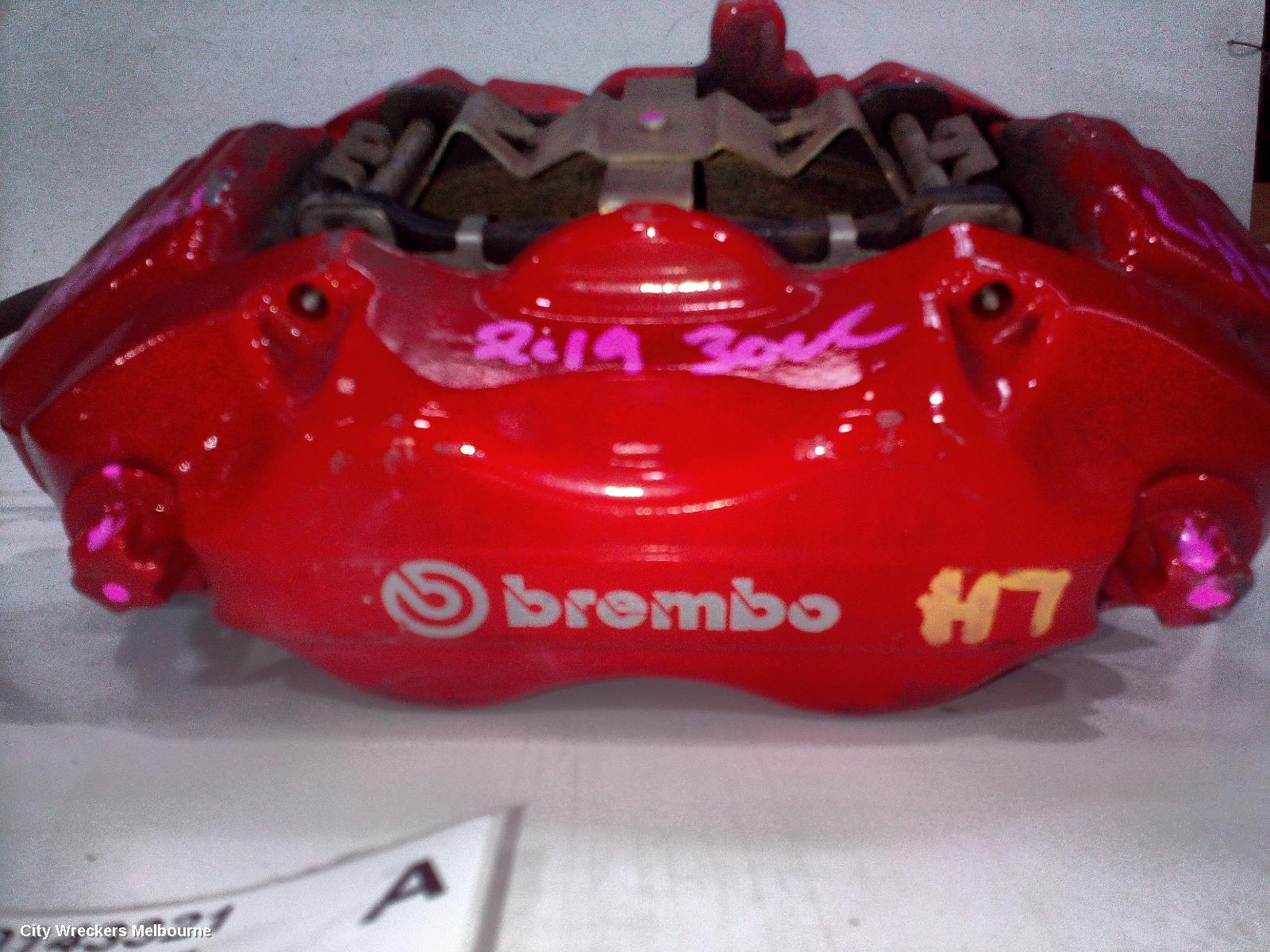 CHRYSLER 300C CALIPER, LX, LH FRONT, RED, 360MM ROTOR, BREMBO, 12/2011 - 12/2021