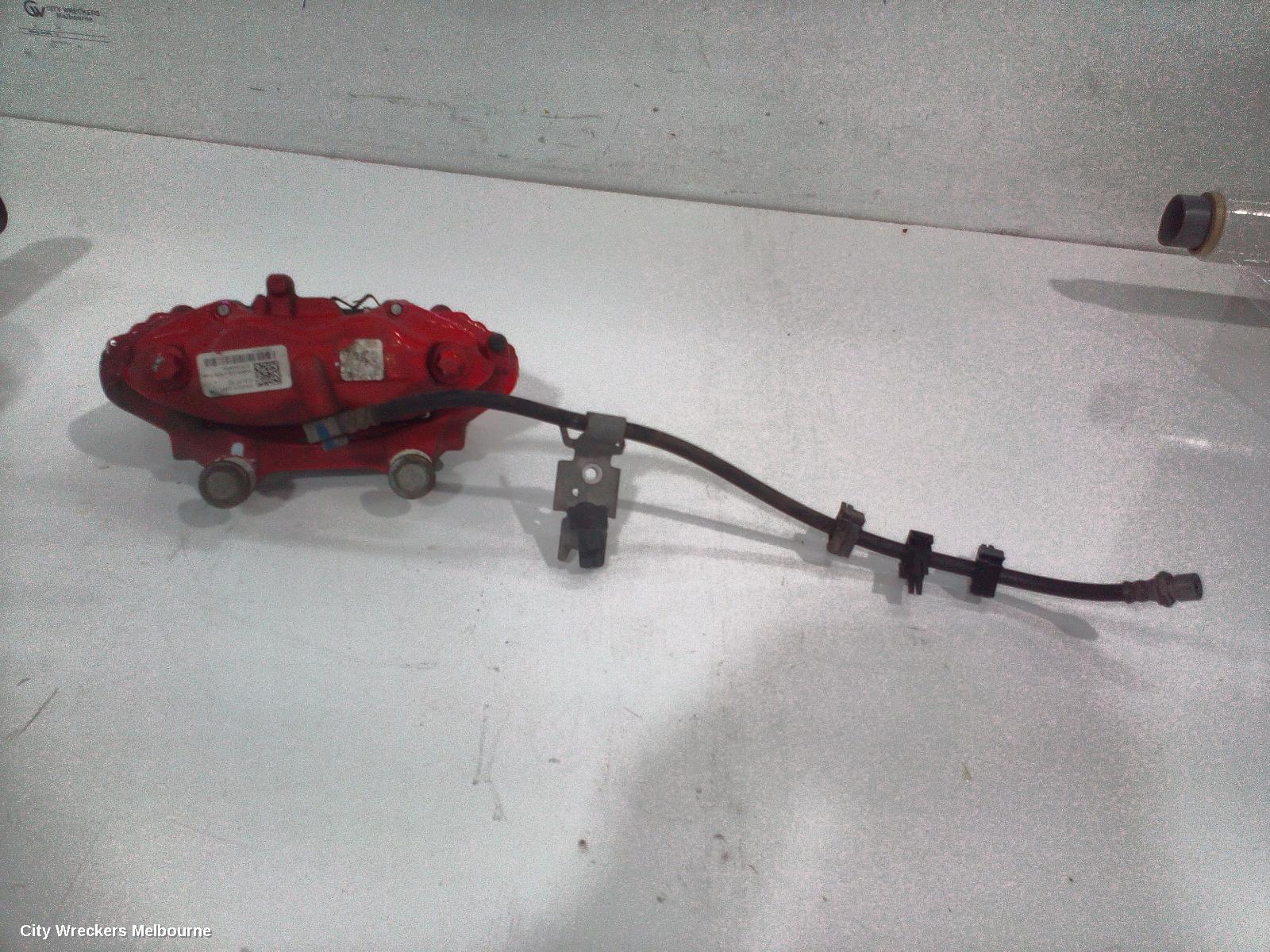 CHRYSLER 300C CALIPER, LX, LH FRONT, RED, 360MM ROTOR, BREMBO, 12/2011 - 12/2021
