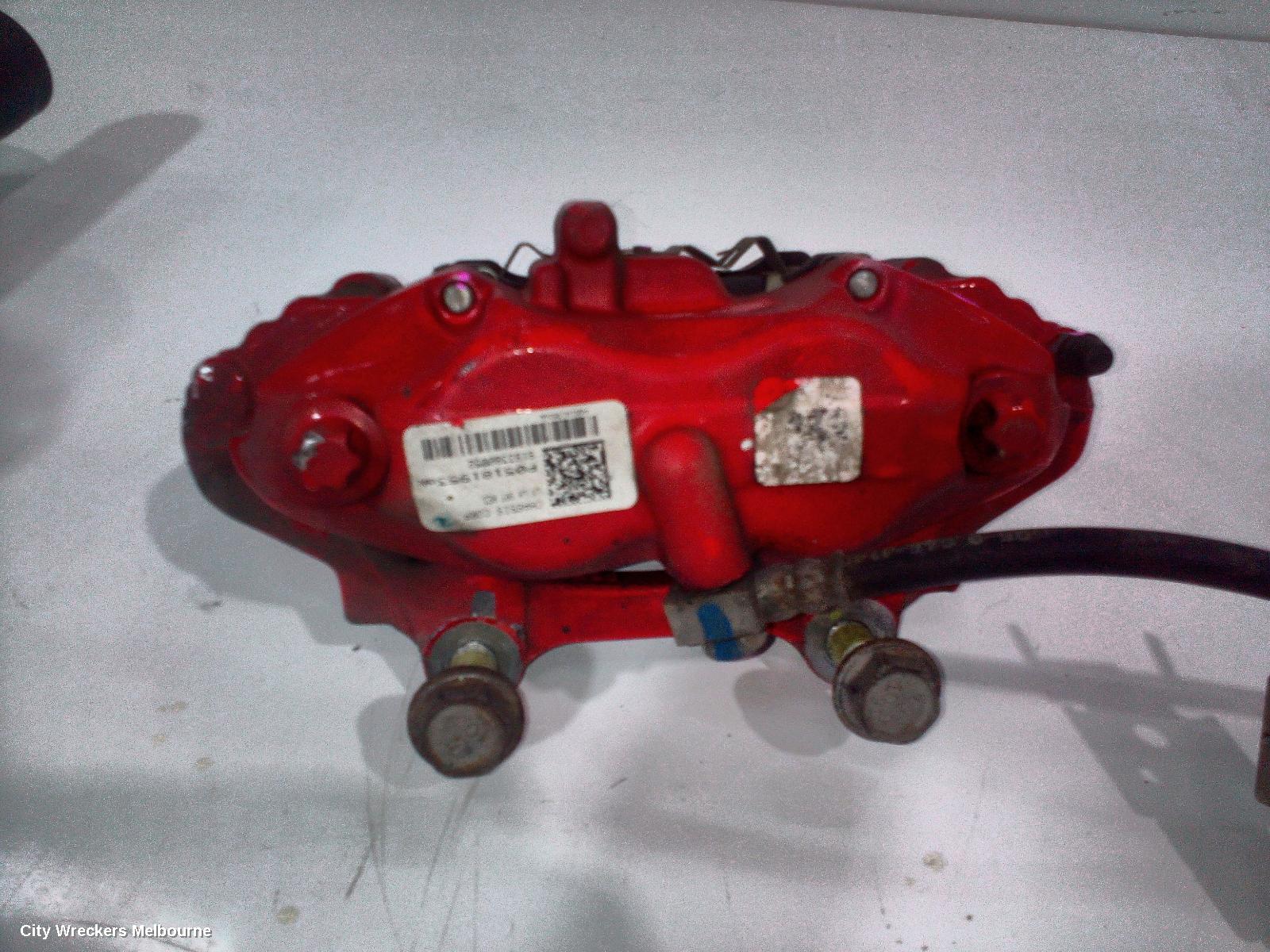 CHRYSLER 300C CALIPER, LX, LH FRONT, RED, 360MM ROTOR, BREMBO, 12/2011 - 12/2021