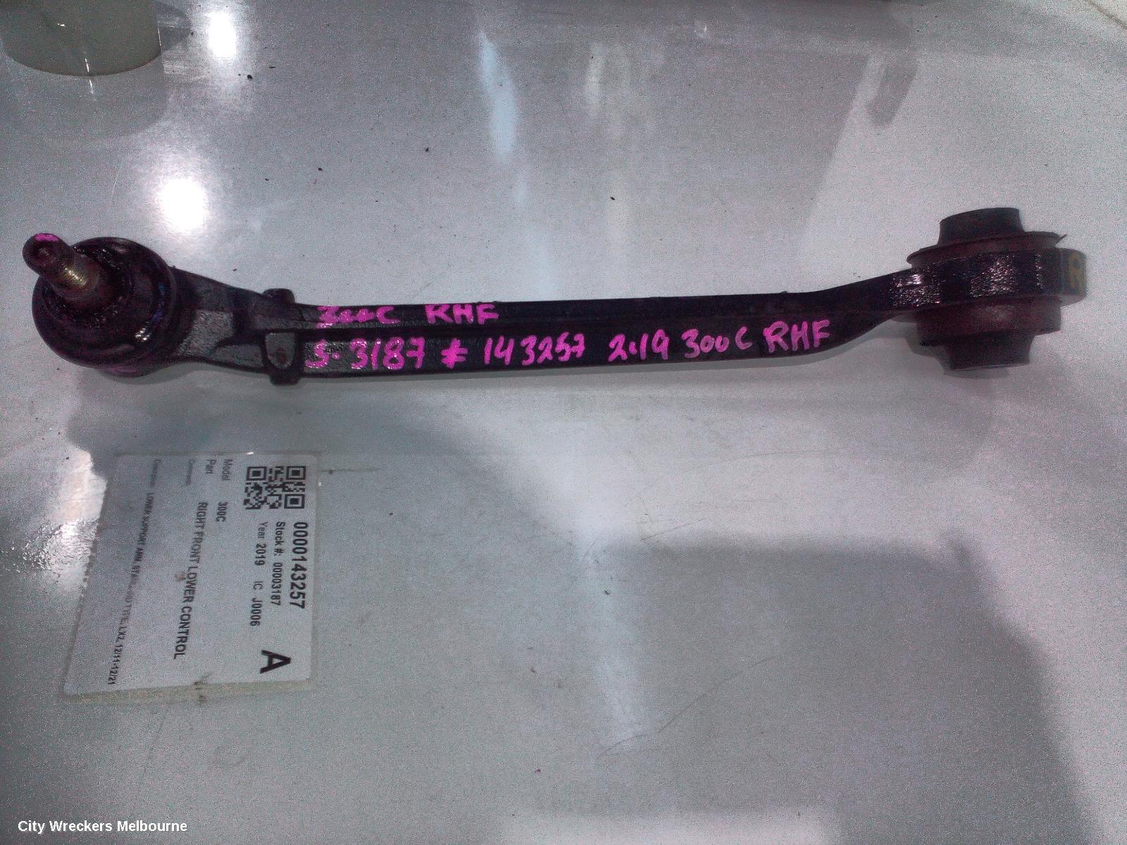 CHRYSLER 300C RIGHT FRONT LOWER CONTROL ARM, LOWER SUPPORT ARM, STANDARD TYPE, LX2, 12/2011 - 12/2021