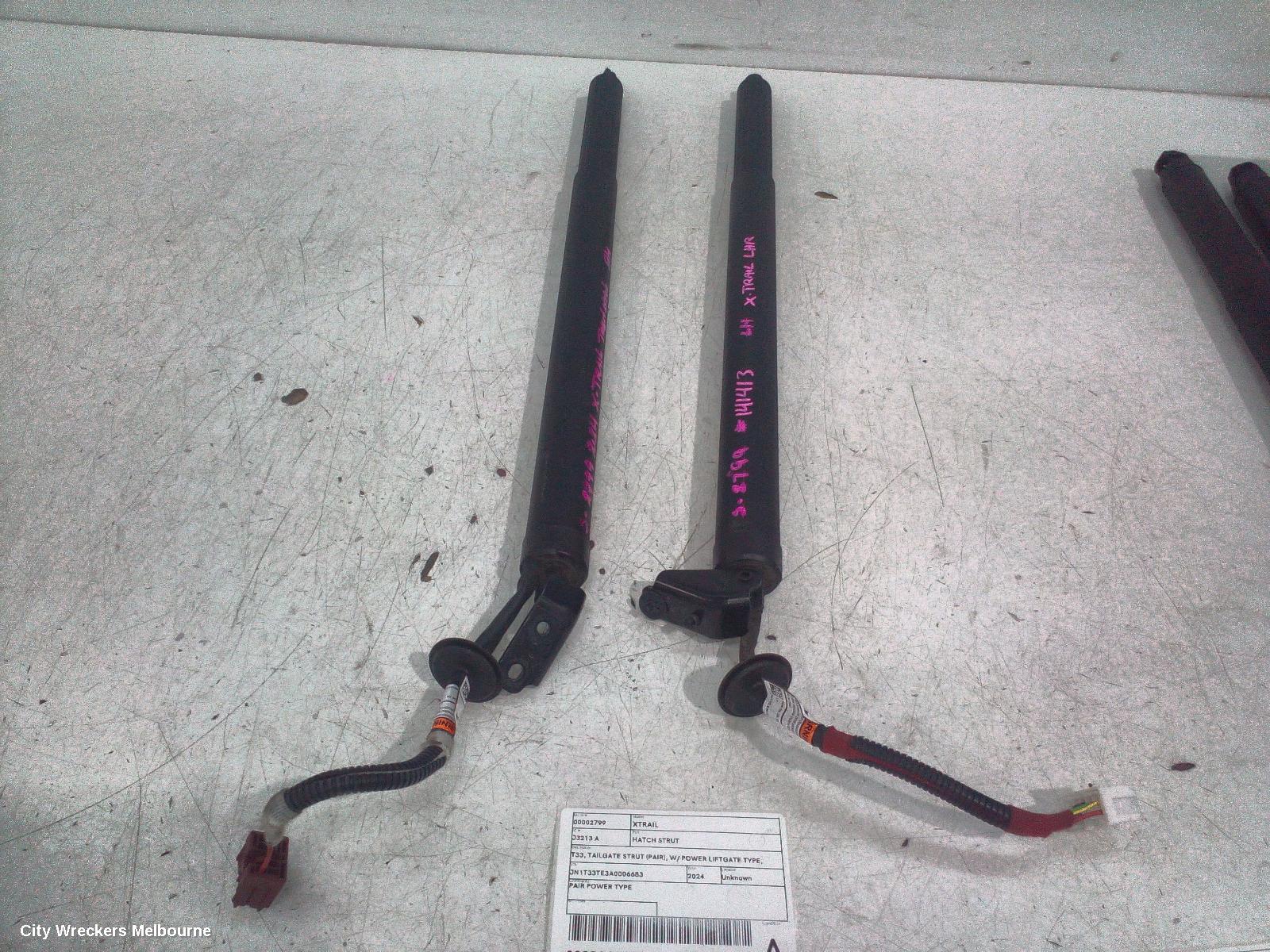 NISSAN XTRAIL HATCH STRUT, T33, TAILGATE STRUT (PAIR), W/ POWER LIFTGATE TYPE, 08/2022 ONWARDS
