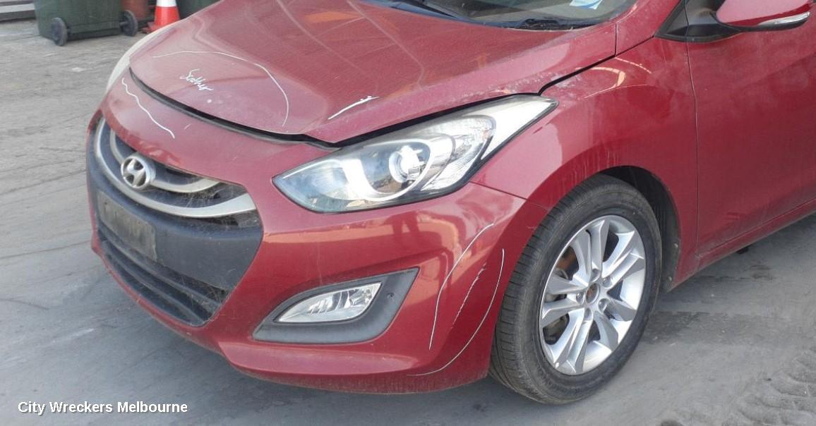 HYUNDAI I30 FRONT BUMPER, GD, 5DR HATCH, NON H/LAMP WASHER TYPE, 03/2012 - 04/2017