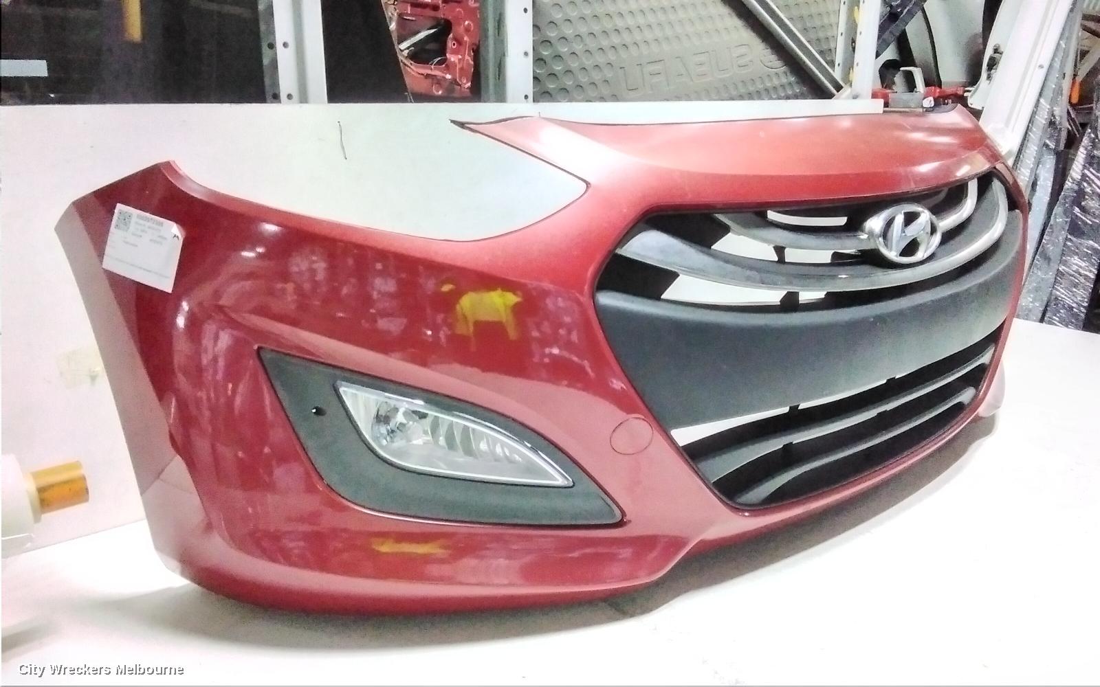 HYUNDAI I30 FRONT BUMPER, GD, 5DR HATCH, NON H/LAMP WASHER TYPE, 03/2012 - 04/2017