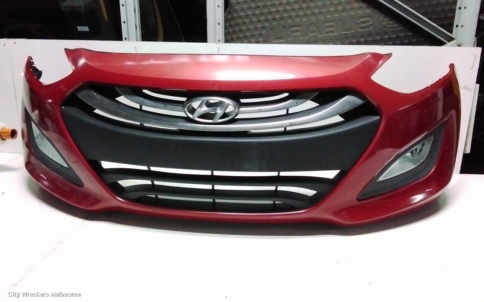 HYUNDAI I30 FRONT BUMPER, GD, 5DR HATCH, NON H/LAMP WASHER TYPE, 03/2012 - 04/2017