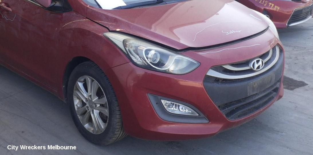 HYUNDAI I30 FRONT BUMPER, GD, 5DR HATCH, NON H/LAMP WASHER TYPE, 03/2012 - 04/2017