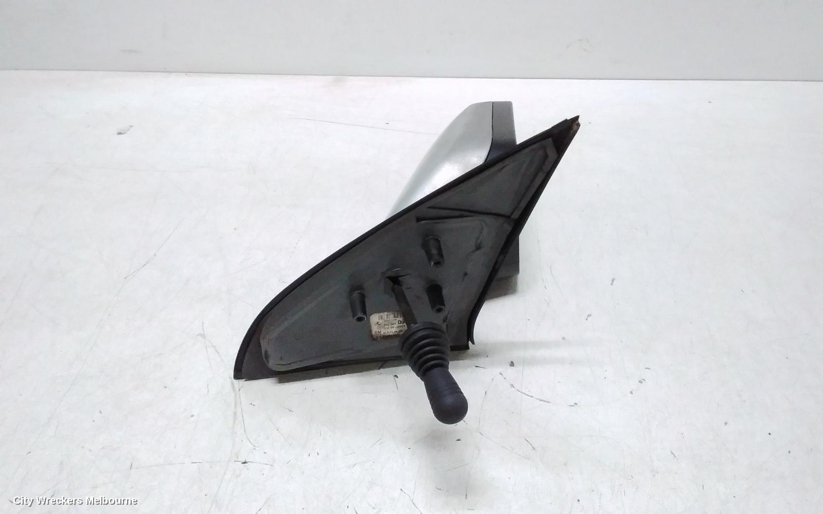 HOLDEN ASTRA RIGHT DOOR MIRROR, TS, MAN, HATCH/SEDAN, PAINTED TYPE (SMOOTH FINISH), 09/1998 - 10/2006