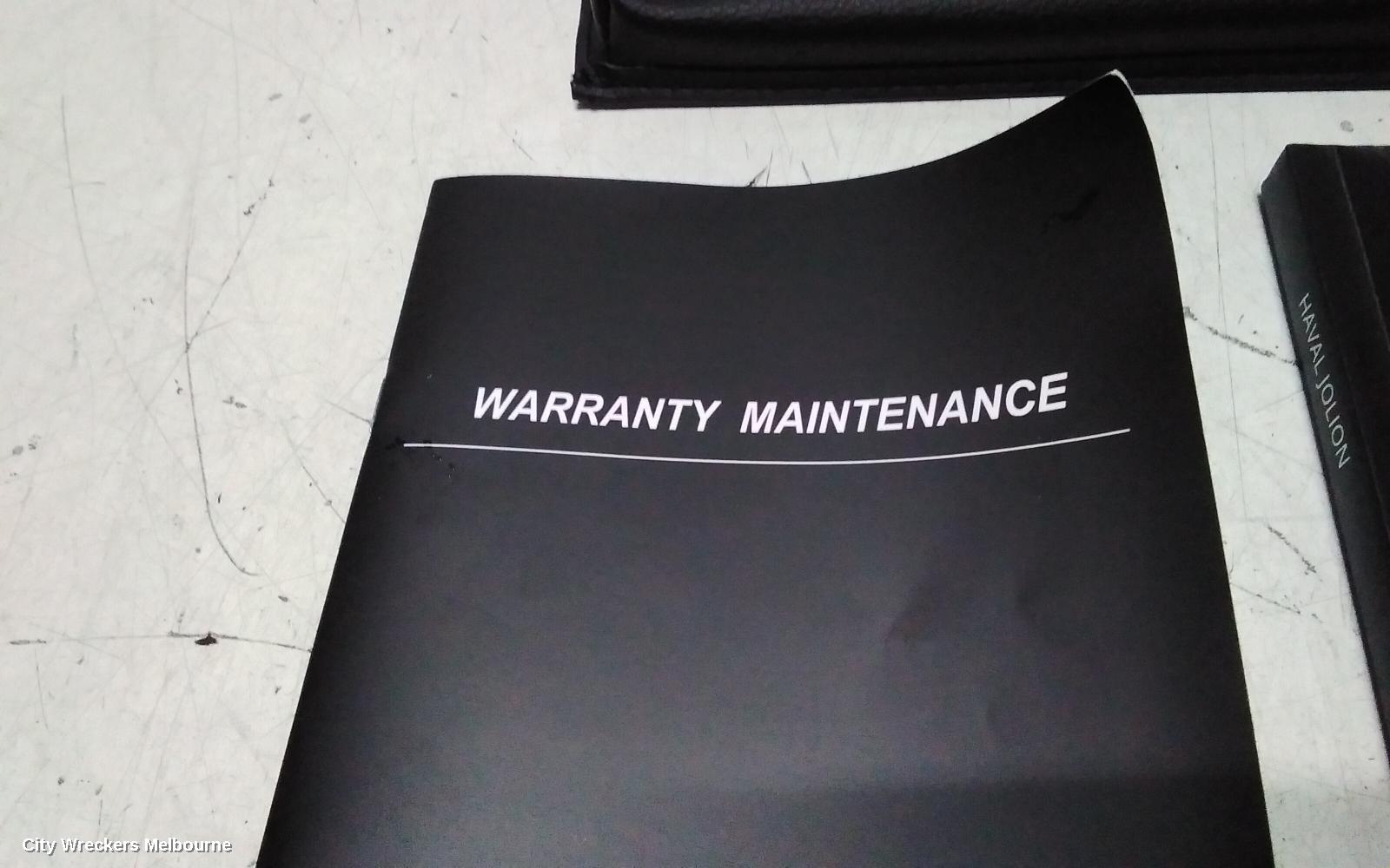 HAVAL JOLION OWNERS HANDBOOK, A02, 04/2024 ONWARDS