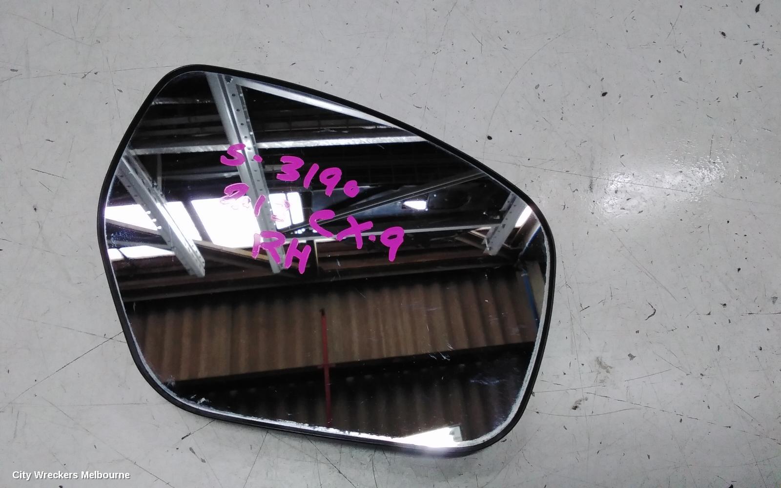 MAZDA CX9 RIGHT DOOR MIRROR, TB, NON BLINDSPOT, NON HEATED TYPE, 06/2009 - 12/2015
