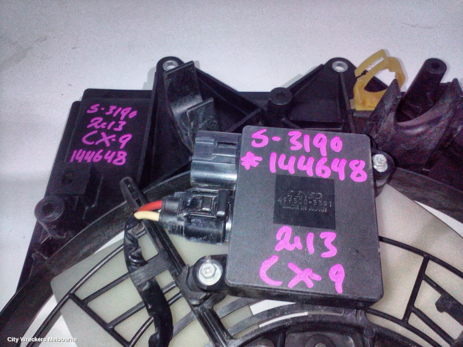 MAZDA CX9 FAN, RADIATOR FAN, TB, 06/2009 - 12/2015