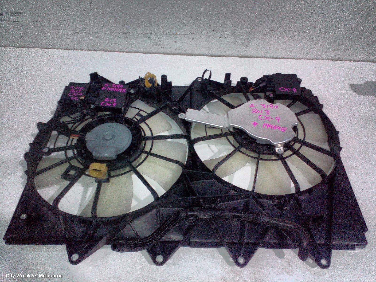 MAZDA CX9 FAN, RADIATOR FAN, TB, 06/2009 - 12/2015