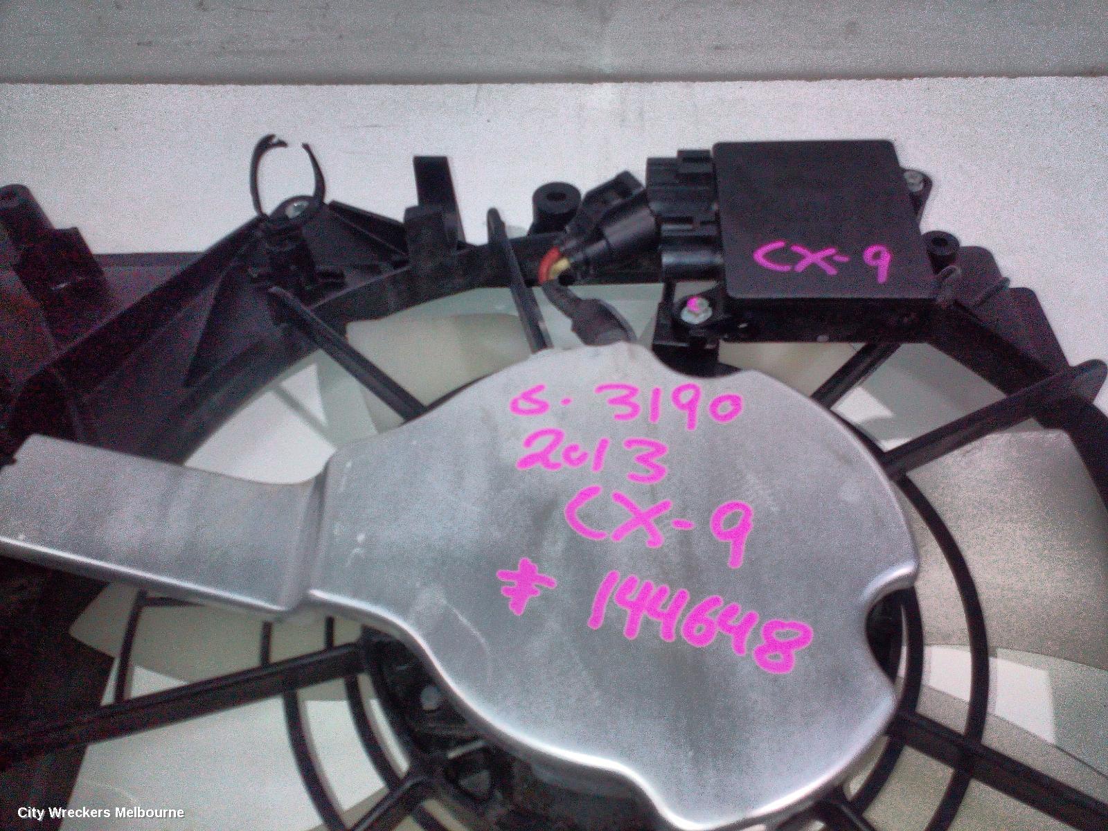 MAZDA CX9 FAN, RADIATOR FAN, TB, 06/2009 - 12/2015