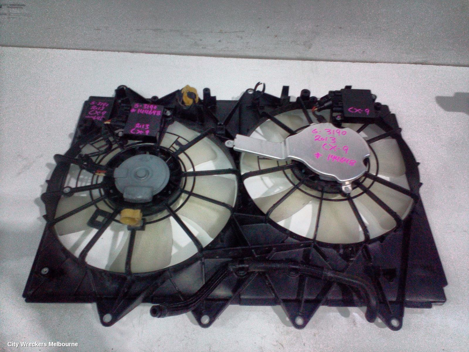 MAZDA CX9 FAN, RADIATOR FAN, TB, 06/2009 - 12/2015