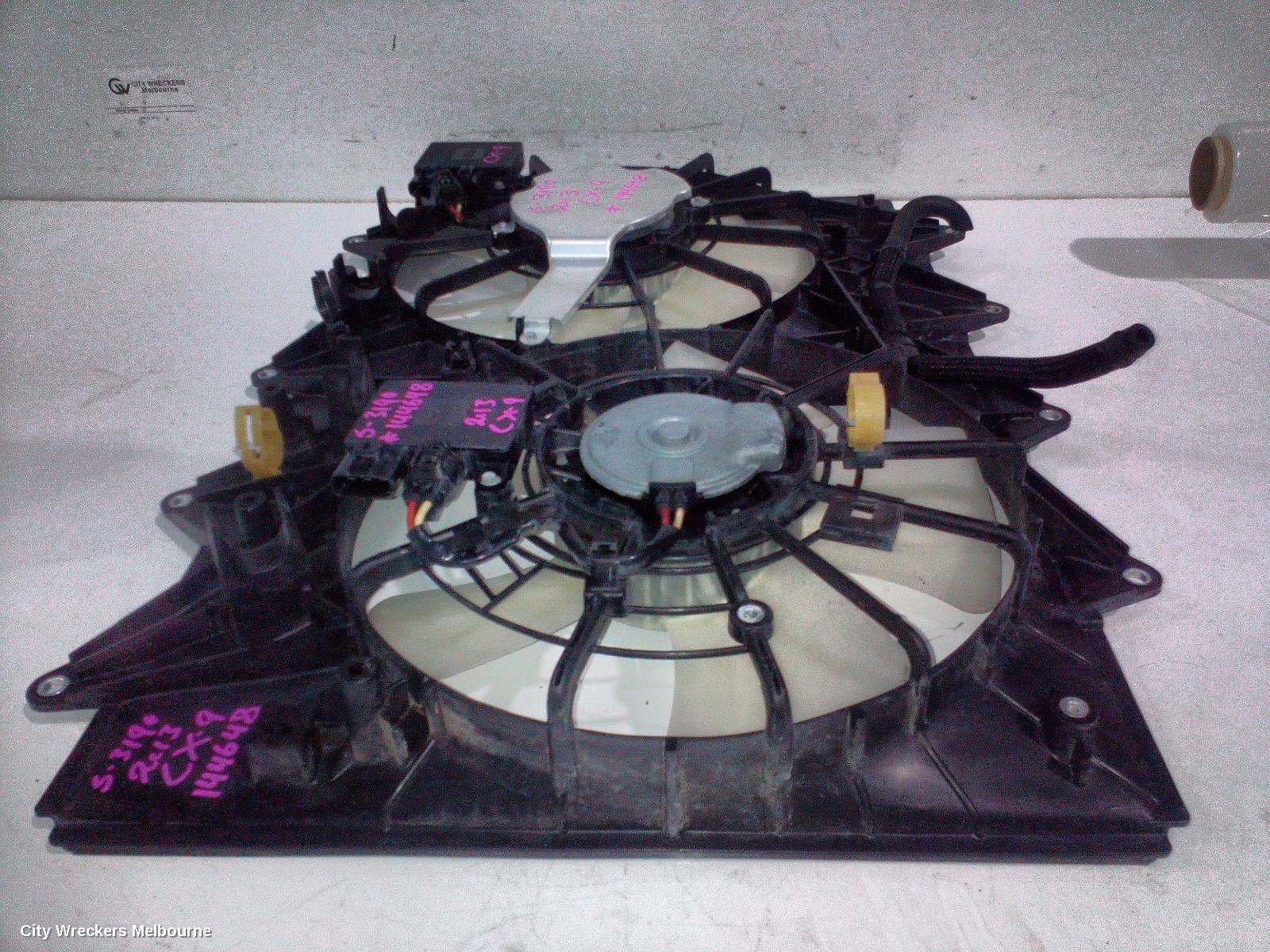 MAZDA CX9 FAN, RADIATOR FAN, TB, 06/2009 - 12/2015
