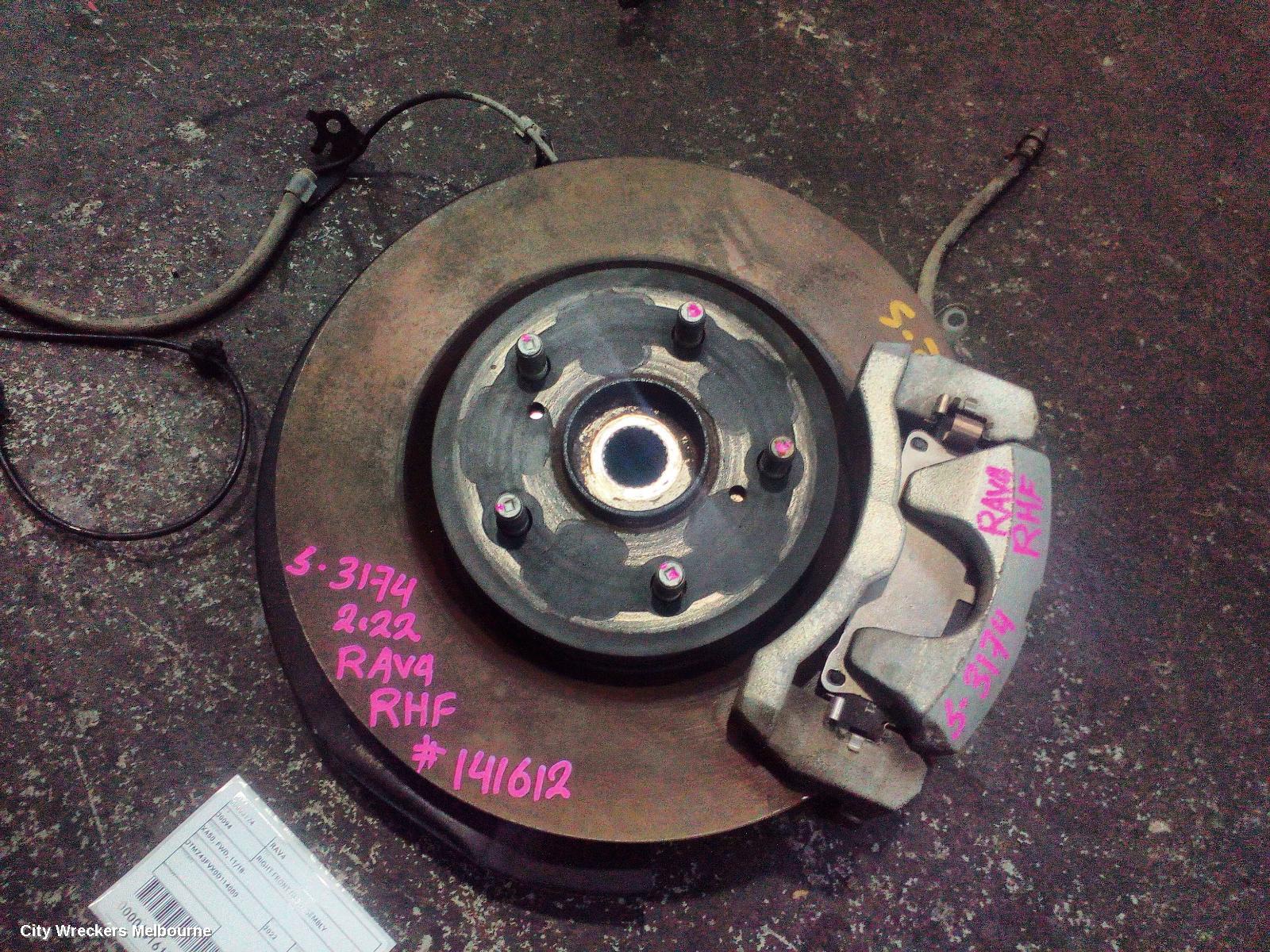 TOYOTA RAV4 RIGHT FRONT HUB ASSEMBLY, XA50, FWD, 11/2018 ONWARDS