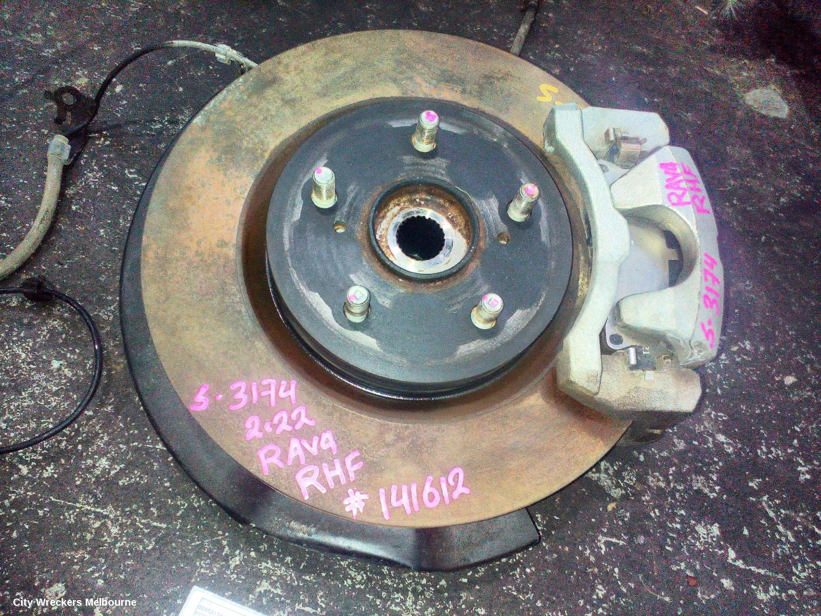 TOYOTA RAV4 RIGHT FRONT HUB ASSEMBLY, XA50, FWD, 11/2018 ONWARDS