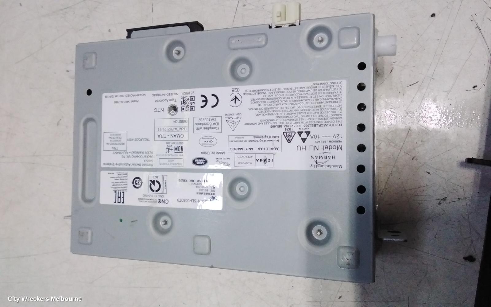LAND ROVER DISCOVERY SPORT RADIO/CD/DVD/SAT/TV, DISPLAY UNIT, 8IN TOUCHSCREEN, L550, 01/2015 - 06/2019
