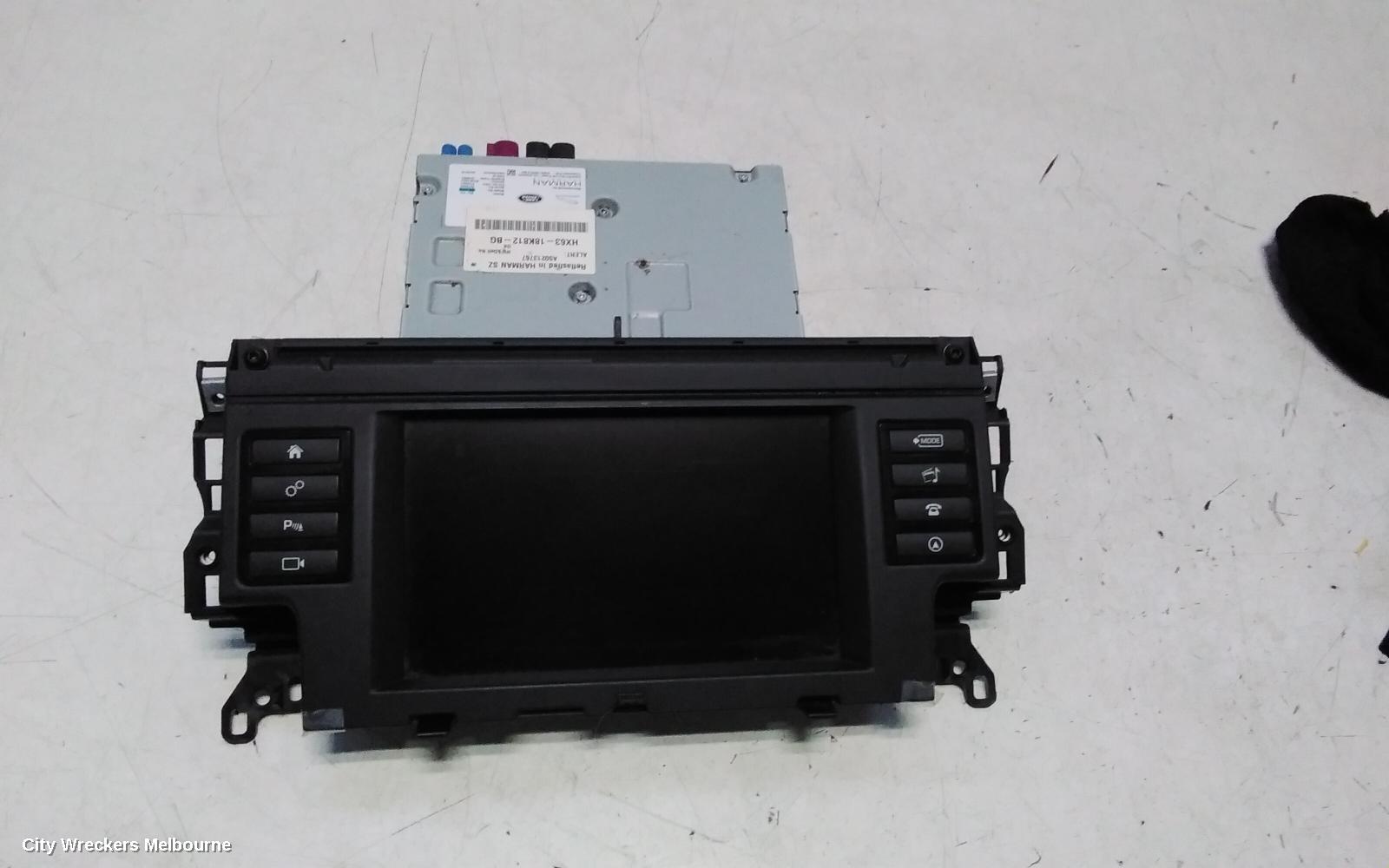 LAND ROVER DISCOVERY SPORT RADIO/CD/DVD/SAT/TV, DISPLAY UNIT, 8IN TOUCHSCREEN, L550, 01/2015 - 06/2019