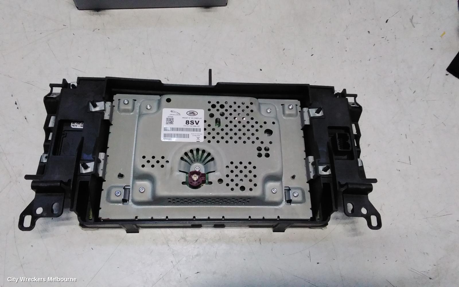 LAND ROVER DISCOVERY SPORT RADIO/CD/DVD/SAT/TV, DISPLAY UNIT, 8IN TOUCHSCREEN, L550, 01/2015 - 06/2019
