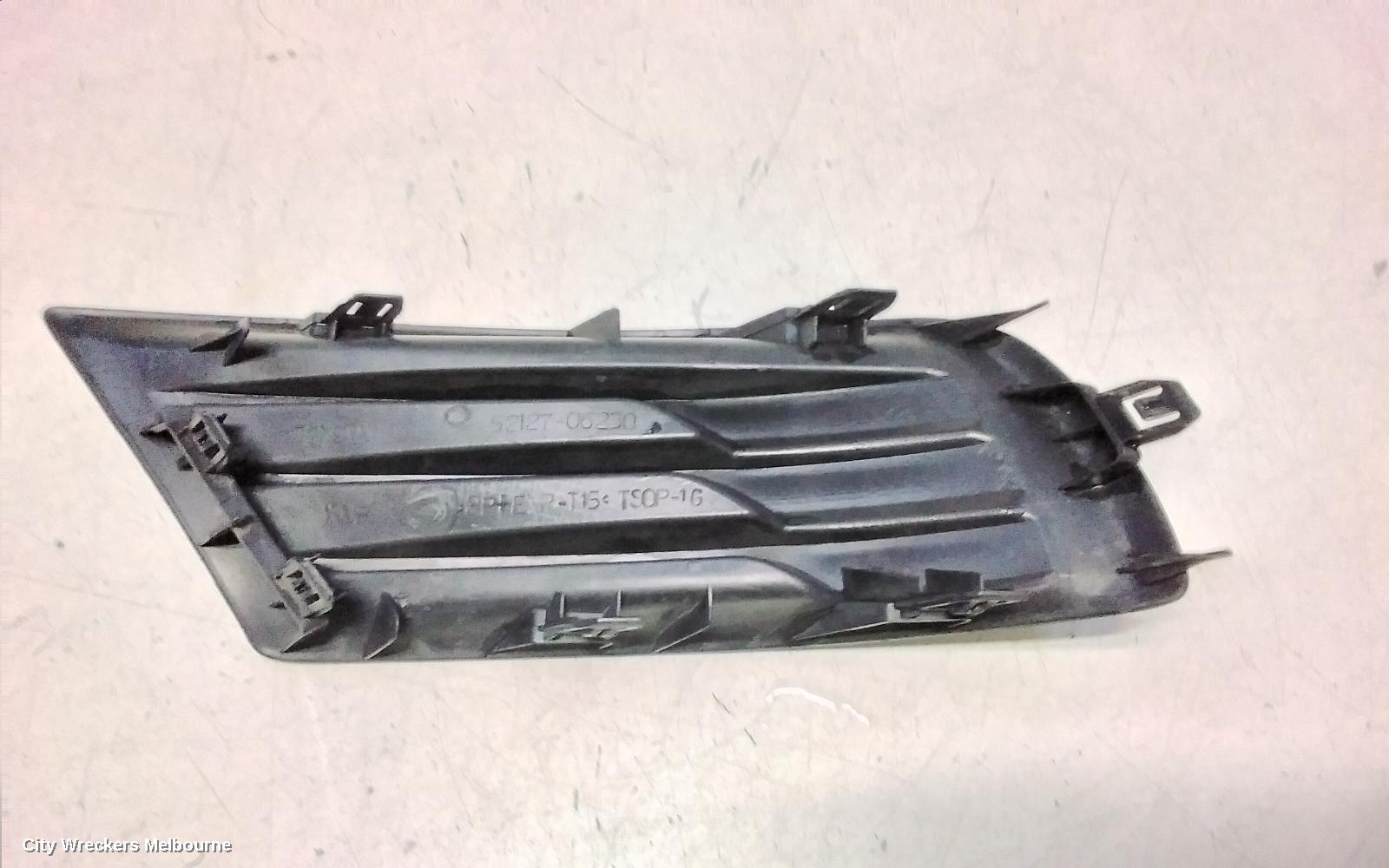 TOYOTA AURION GRILLE, BUMPER GRILLE (RH SIDE), GSV40R, 10/2006 - 03/2012