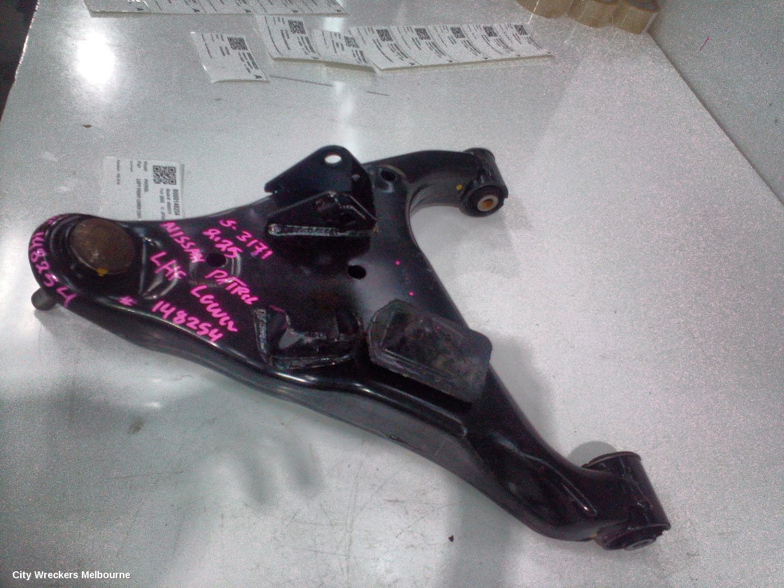 NISSAN PATROL LEFT FRONT LOWER CONTROL ARM, Y62, 11/2012 ONWARDS