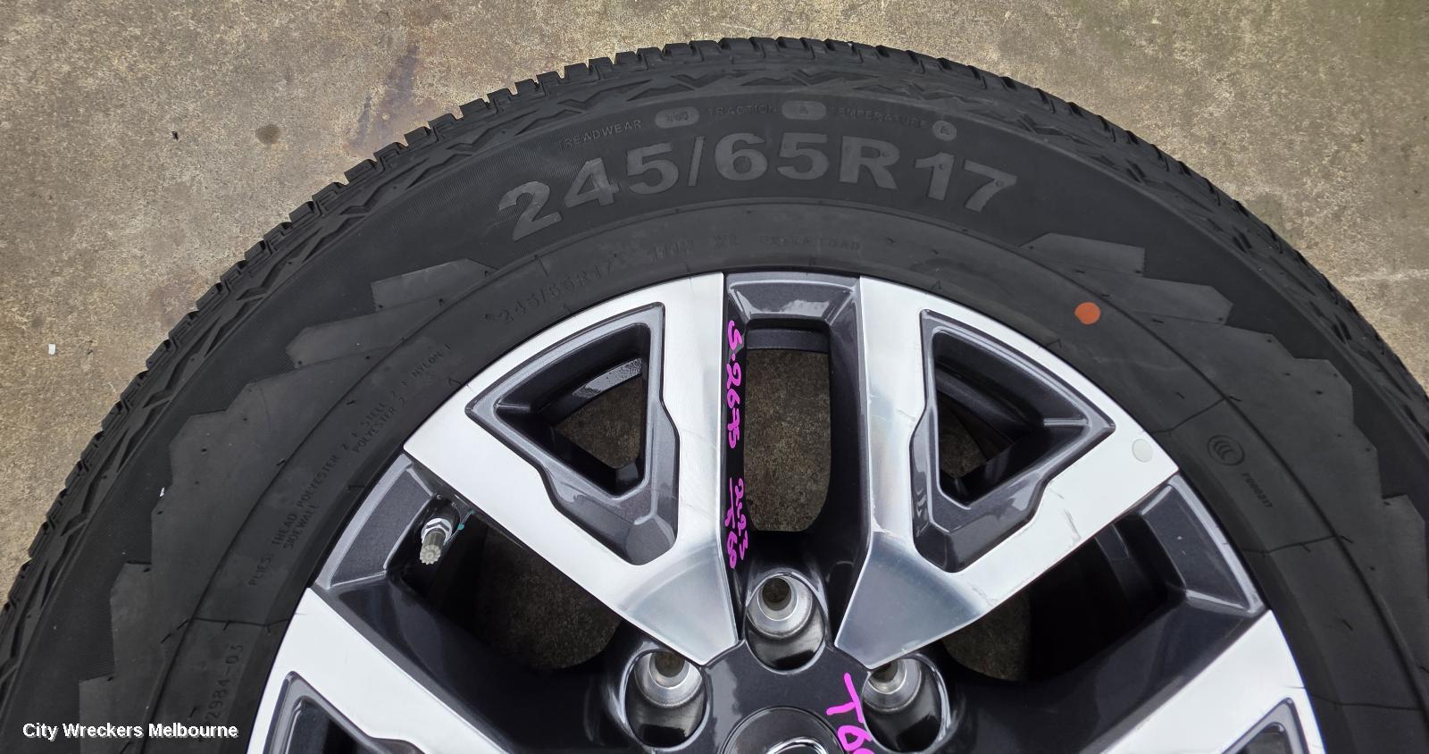 LDV T60 WHEEL MAG, SK8C, FACTORY, 17X7IN, 6 V SPOKE, 08/2021 ONWARDS
