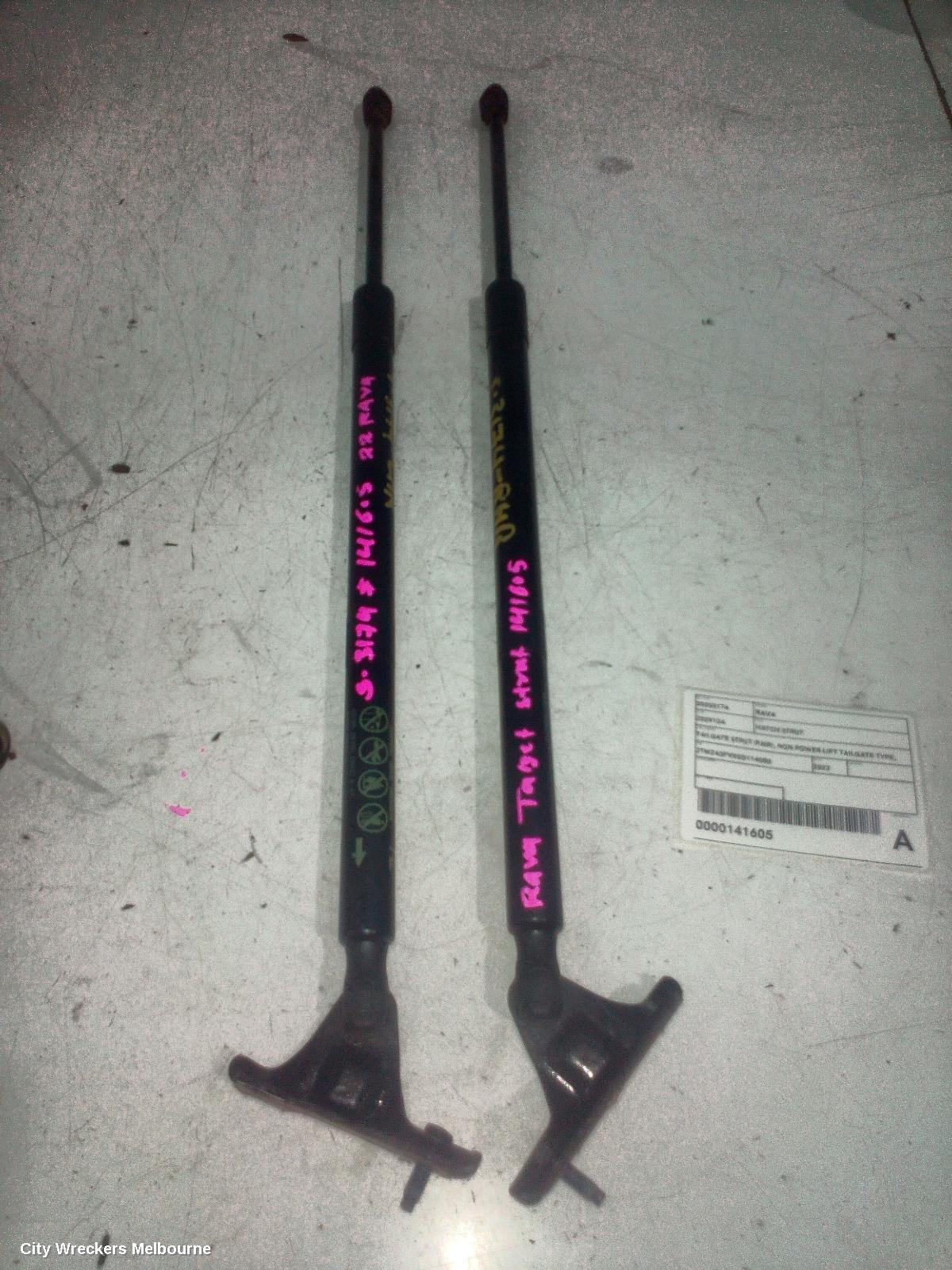 TOYOTA RAV4 HATCH STRUT, TAILGATE STRUT (PAIR), NON POWER LIFT TAILGATE TYPE, XA50, 11/2018 ONWARDS