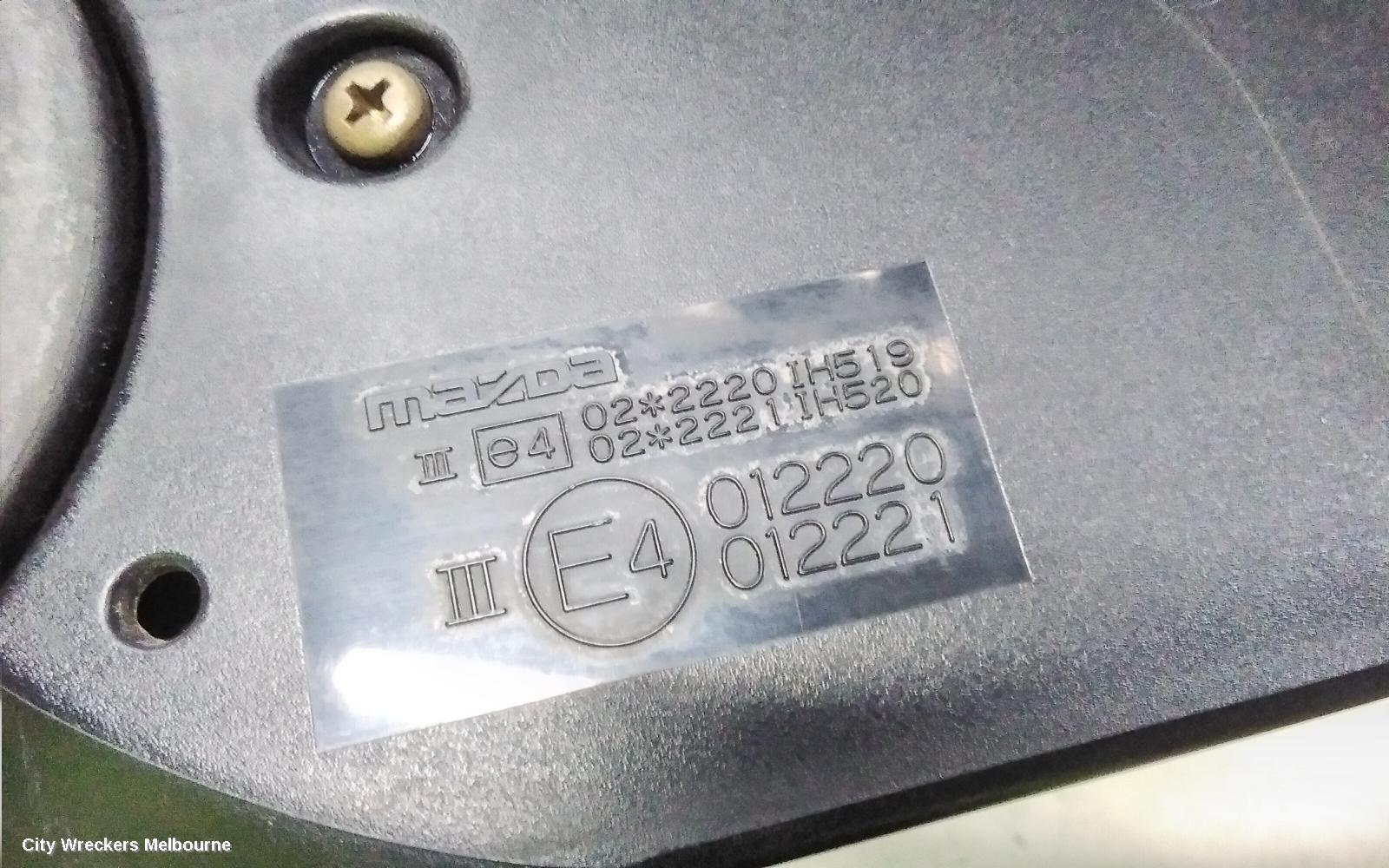 MAZDA 6 LEFT DOOR MIRROR, GG/GY, 3 WIRE TYPE, 09/2002 - 02/2008