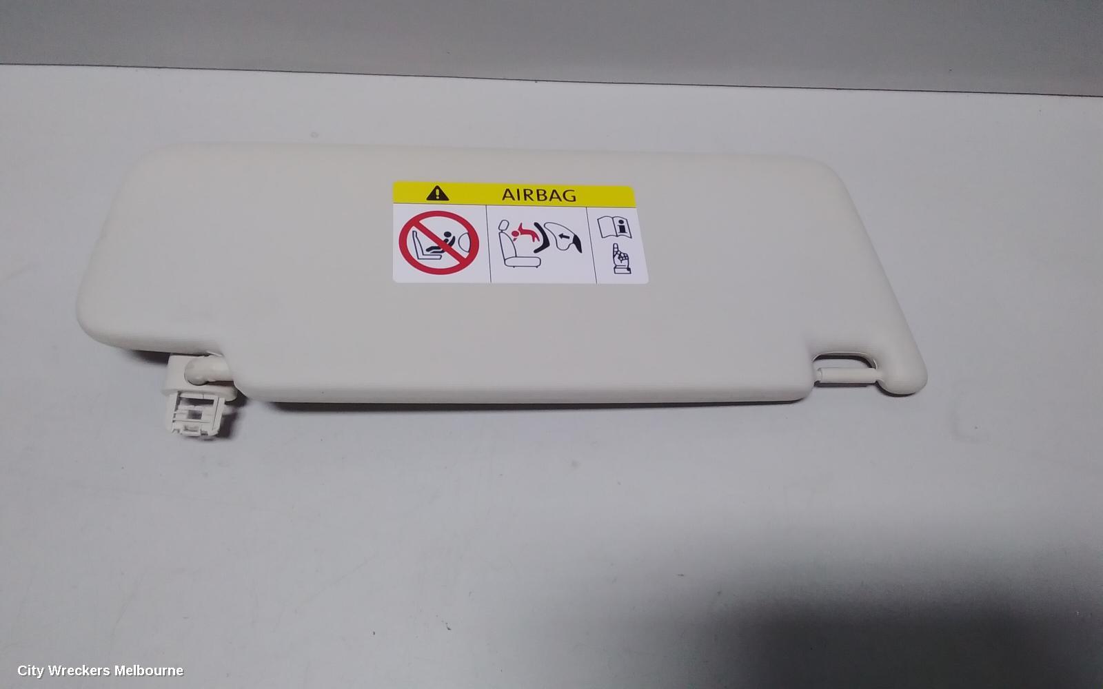VOLKSWAGEN PASSAT SUNVISOR, B8/MK7, LH SIDE, GREY, 06/2015 - 05/2023