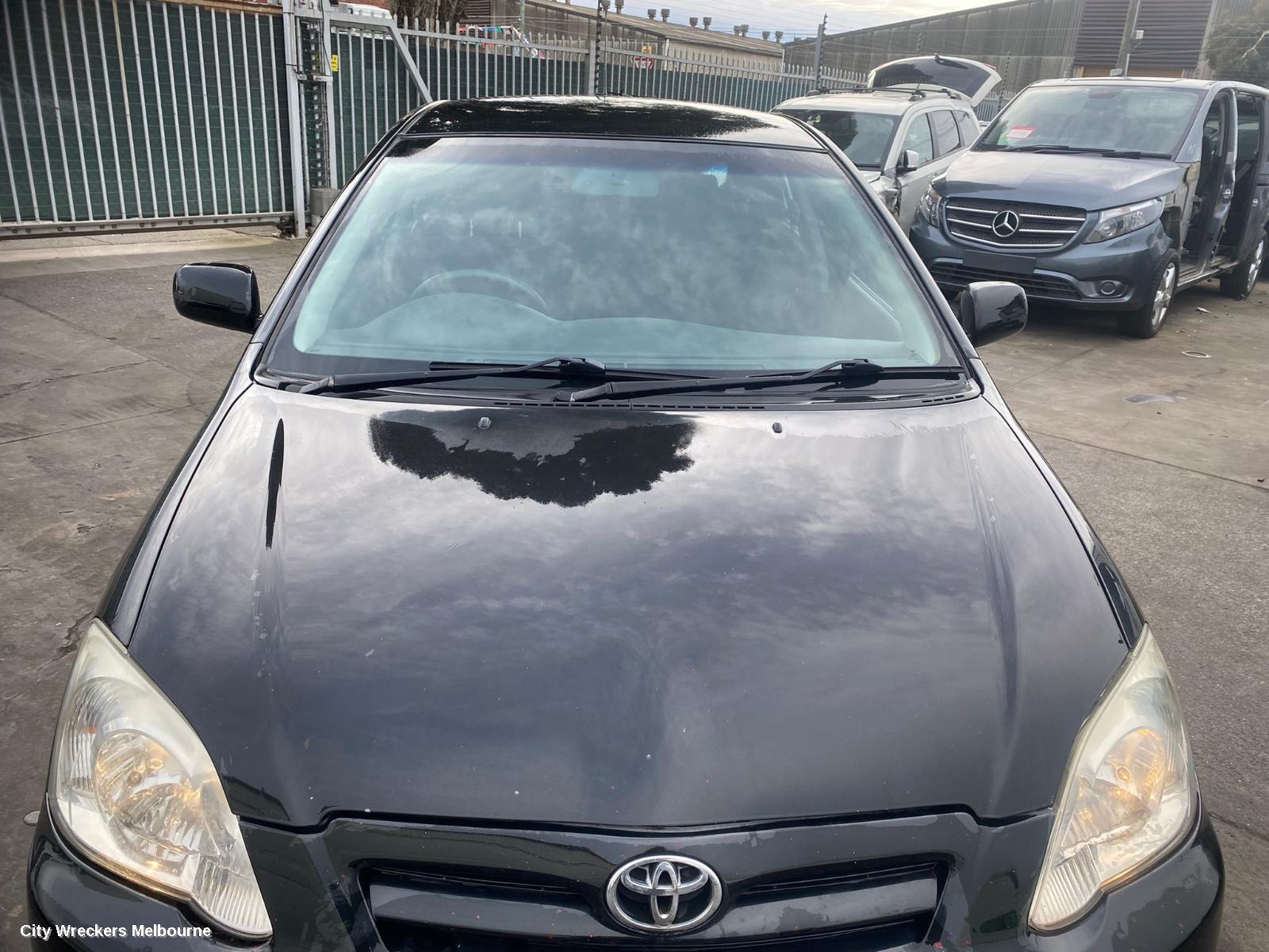 TOYOTA COROLLA DOOR HANDLE, OUTER, RH FRONT, COLOUR CODED, ZZE122, 12/2001 - 06/2007