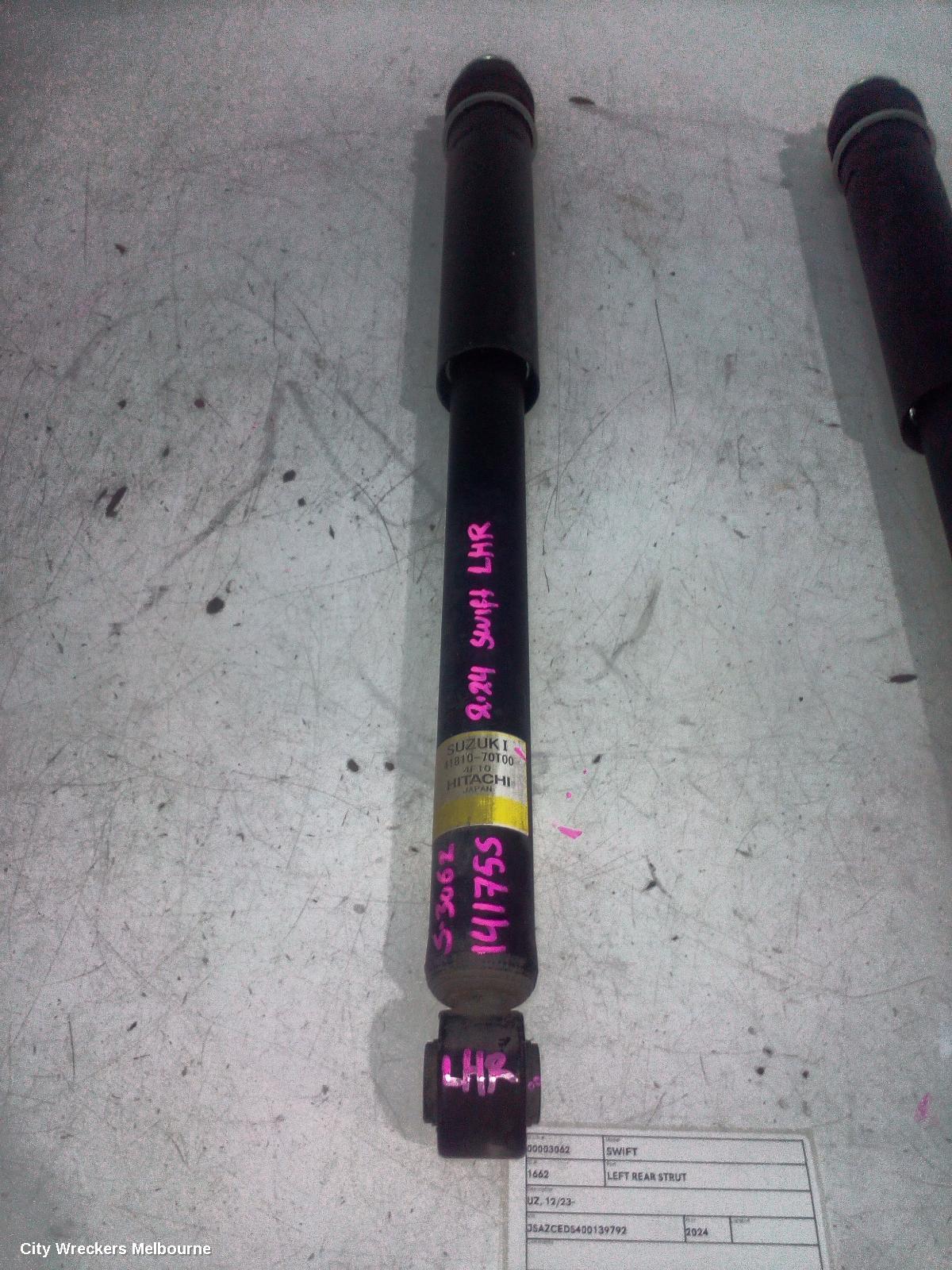 SUZUKI SWIFT LEFT REAR STRUT, UZ, 12/2023 ONWARDS