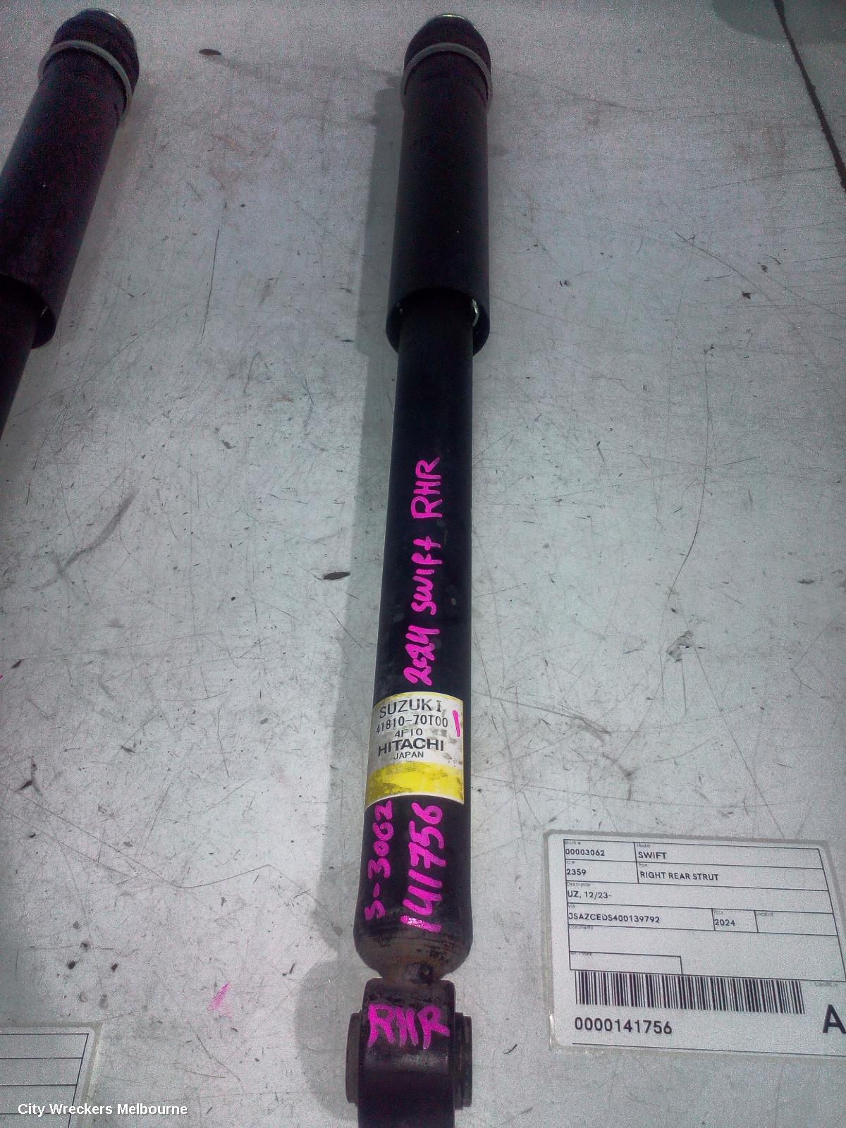 SUZUKI SWIFT RIGHT REAR STRUT, UZ, 12/2023 ONWARDS