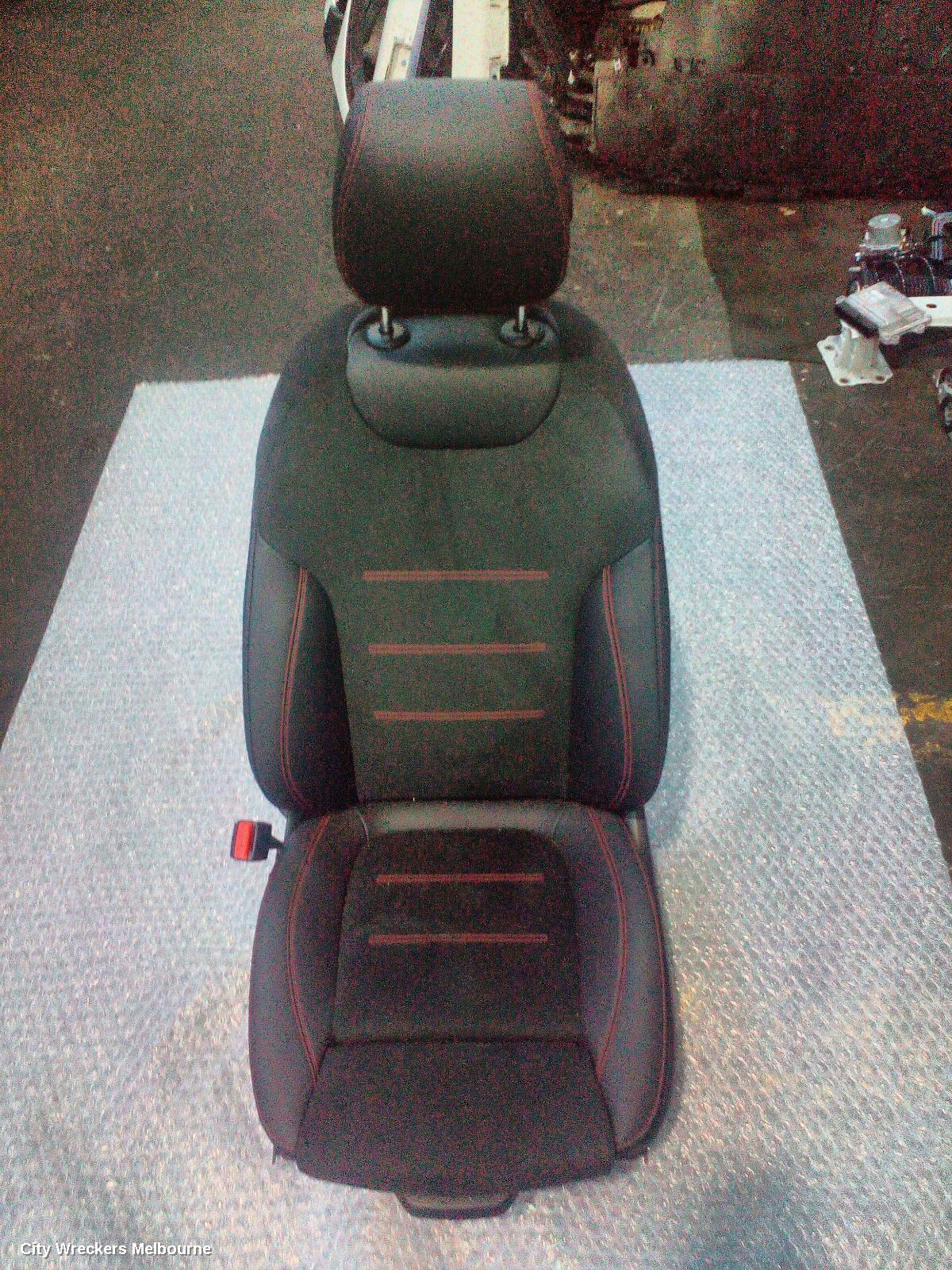 MERCEDES EQA FRONT SEAT, LH FRONT, LEATHER, BLACK, H243, 01/2021 ONWARDS