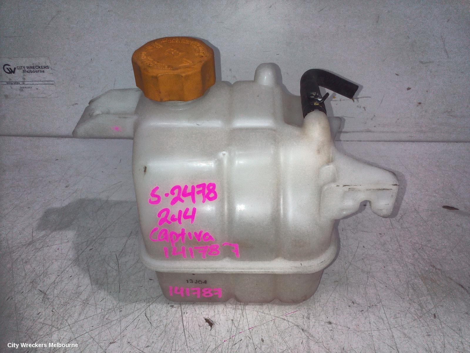 HOLDEN CAPTIVA OVERFLOW BOTTLE, CG, DIESEL/PETROL, 02/2011 - 06/2018